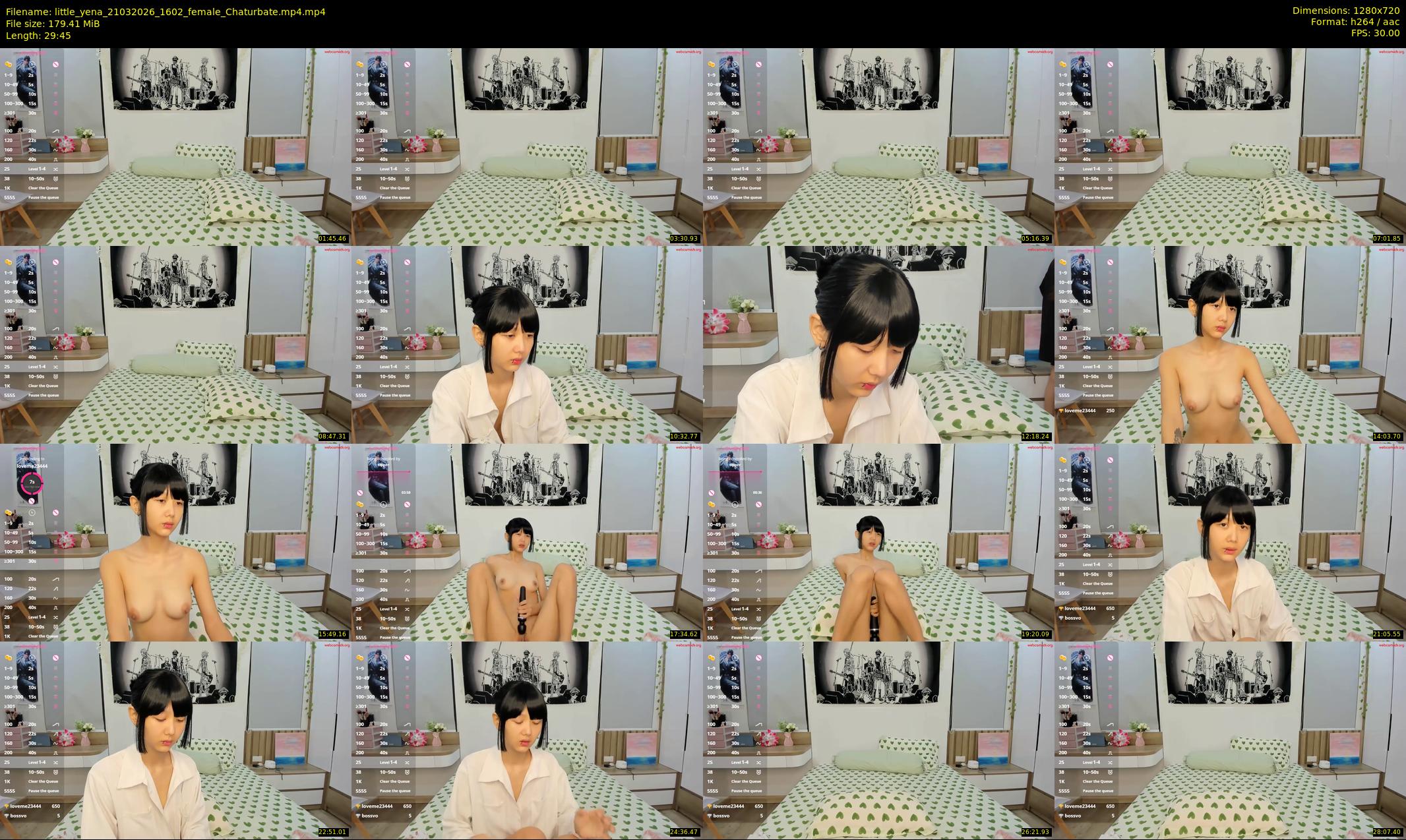 little_yena — 30 minute Chaturbate female cam show recording, 720p, Mar 21, 2026