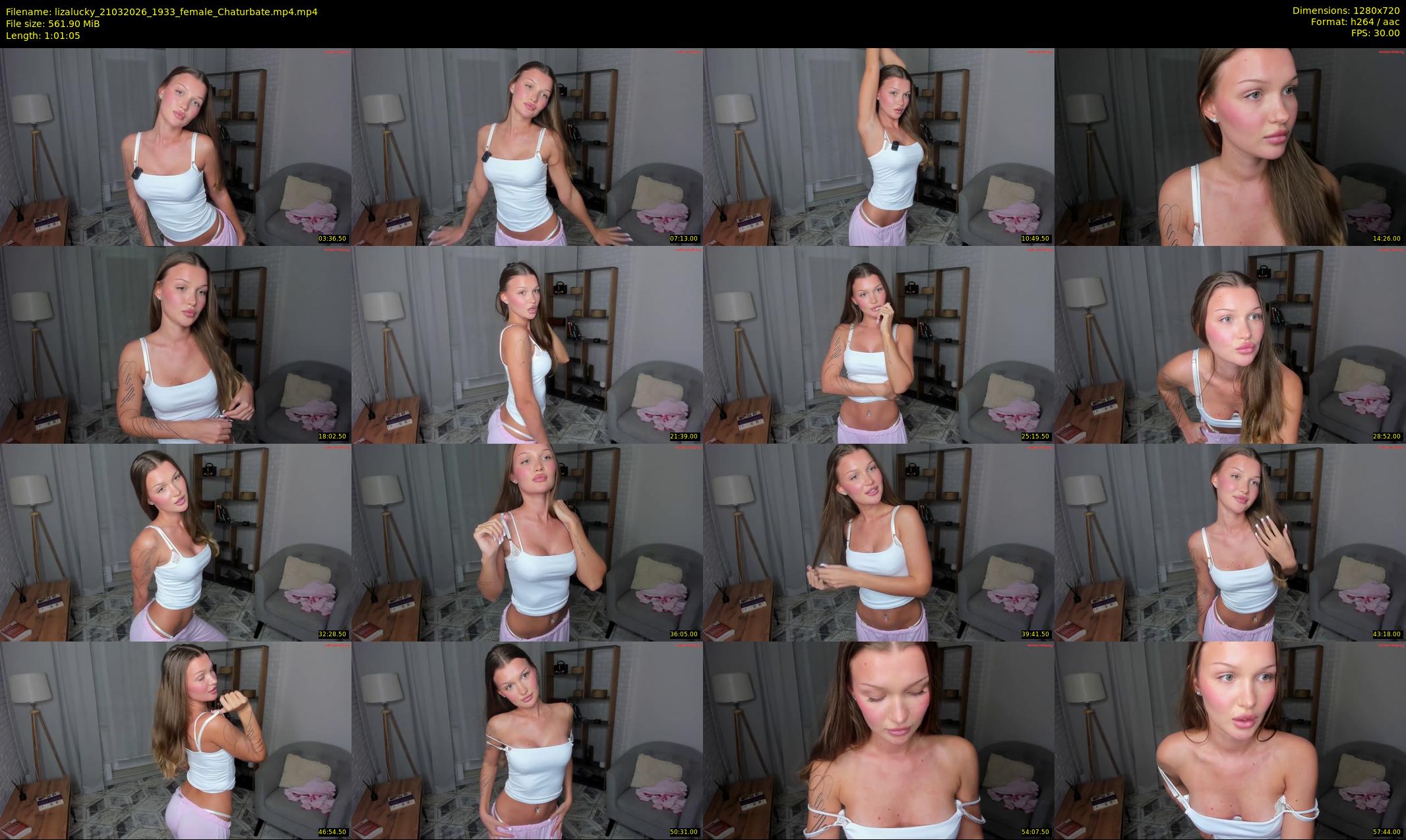 lizalucky — 62 minute Chaturbate female cam show recording, 720p, Mar 21, 2026