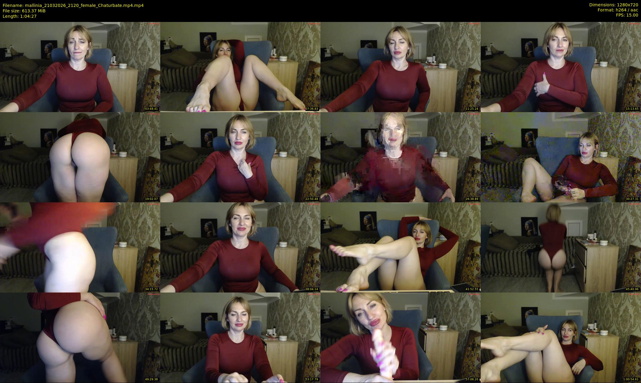 mallinia — 65 minute Chaturbate female cam show recording, 720p, Mar 21, 2026