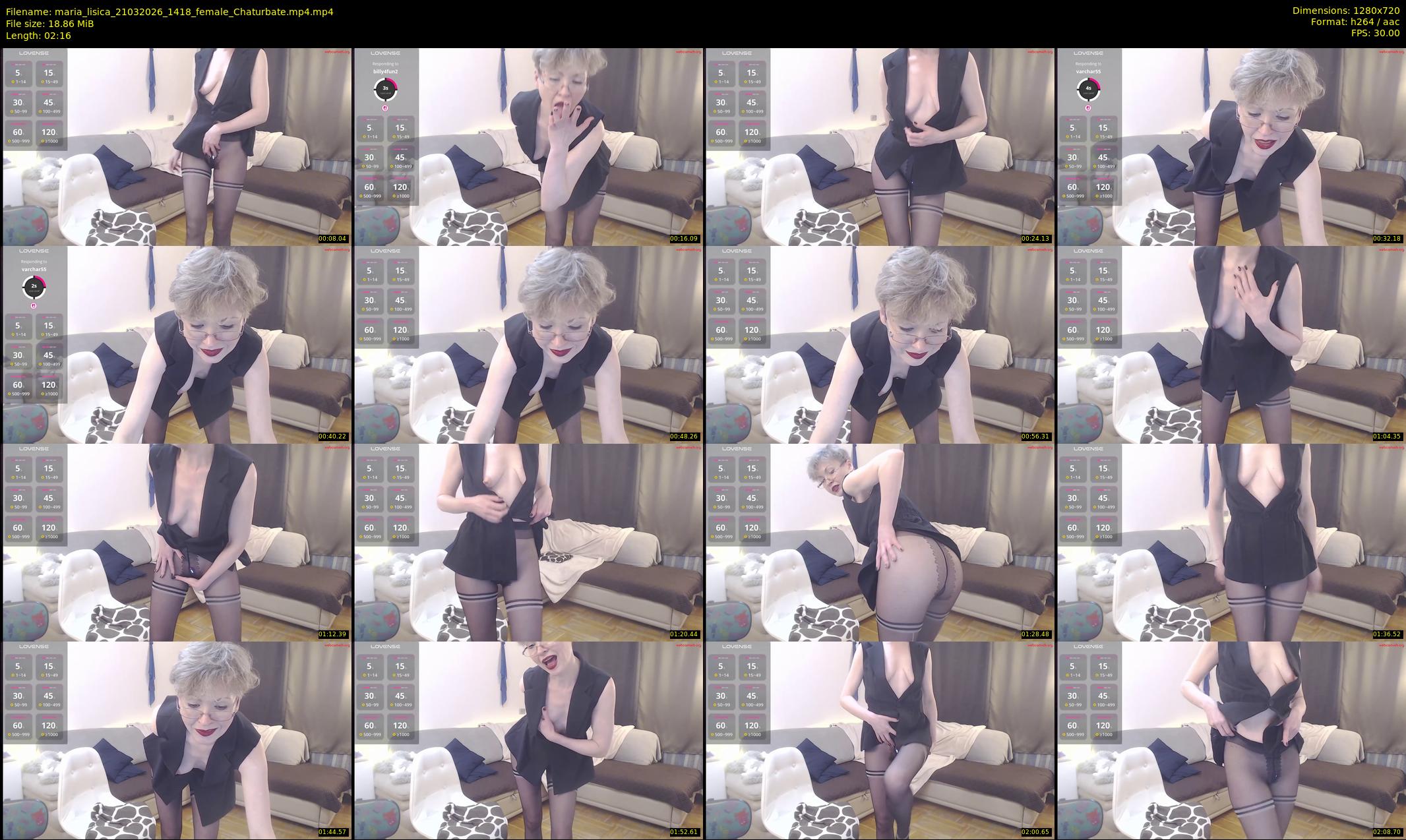 maria_lisica — 3 minute Chaturbate female cam show recording, 720p, Mar 21, 2026