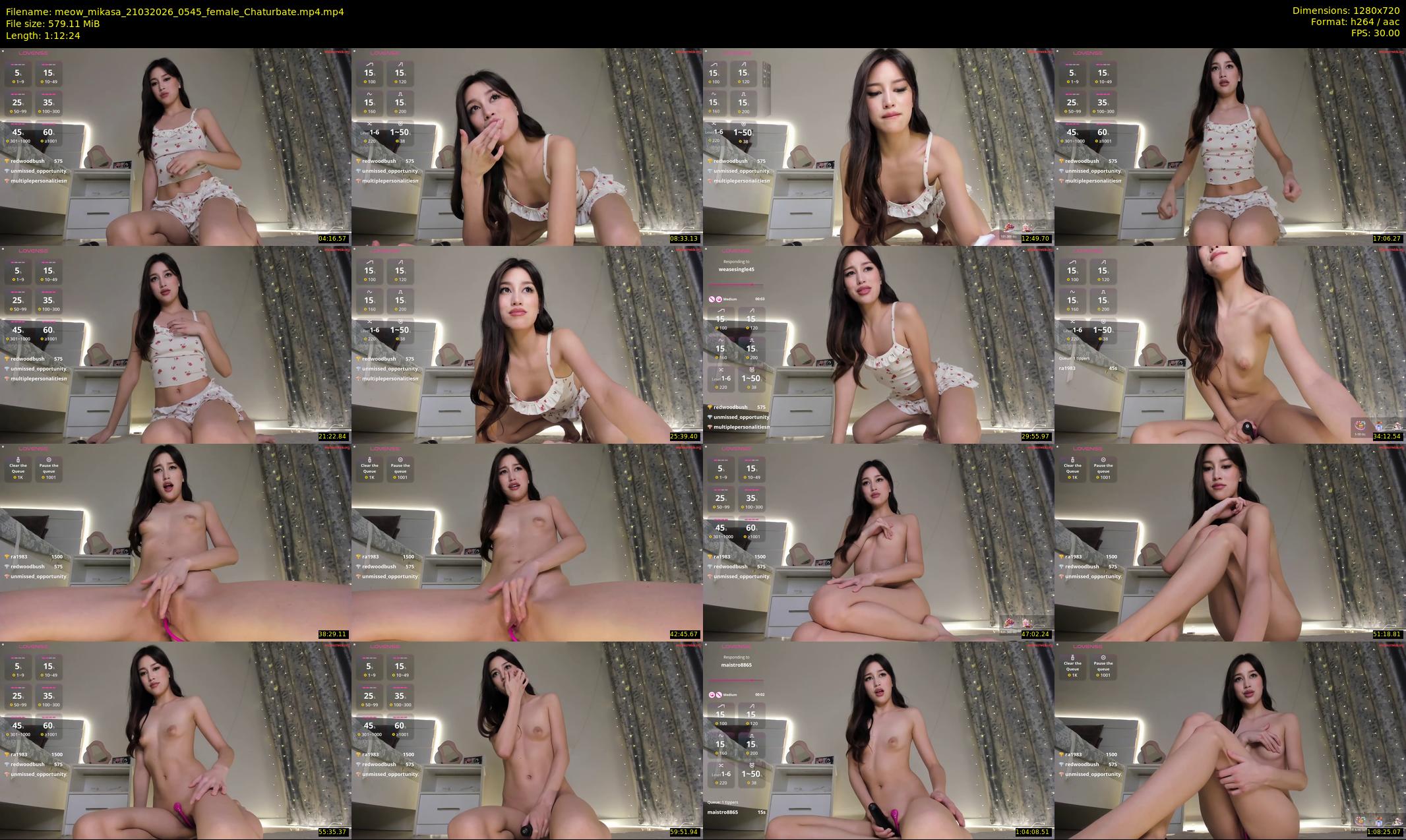 meow_mikasa — 73 minute Chaturbate female cam show recording, 720p, Mar 21, 2026