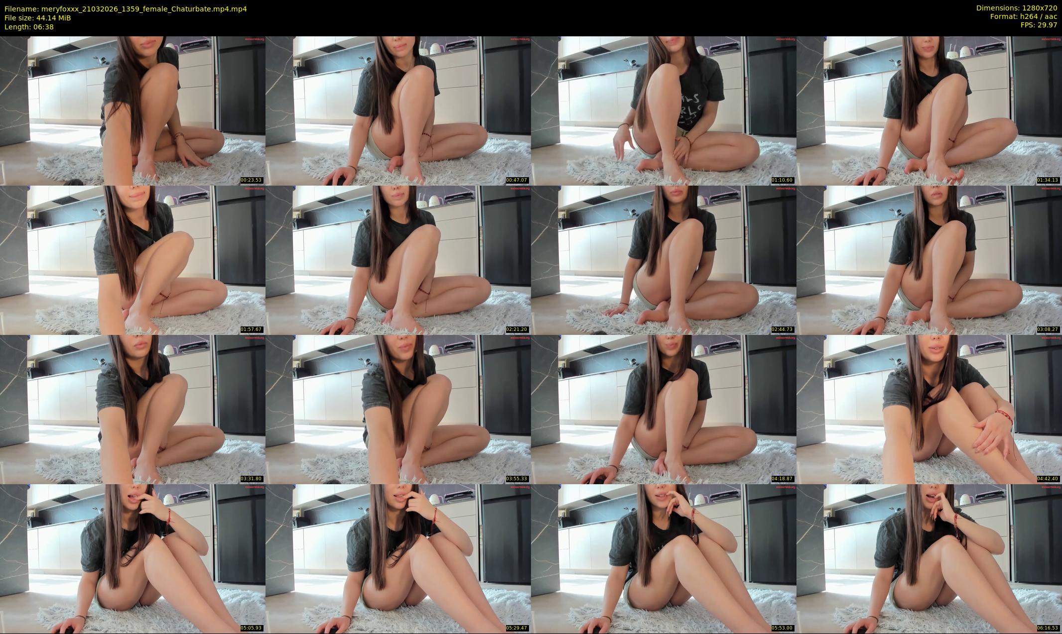 meryfoxxx — 7 minute Chaturbate female cam show recording, 720p, Mar 21, 2026