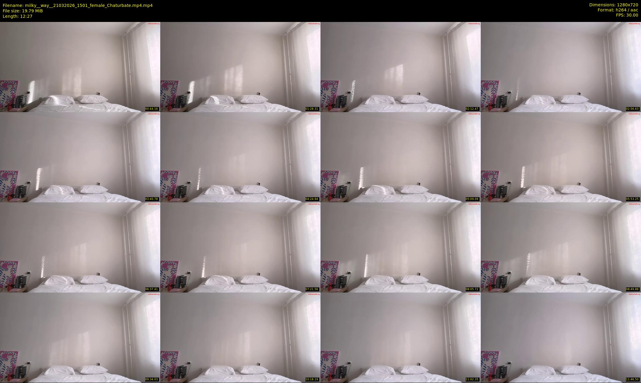 milky__way_ — 13 minute Chaturbate female cam show recording, 720p, Mar 21, 2026