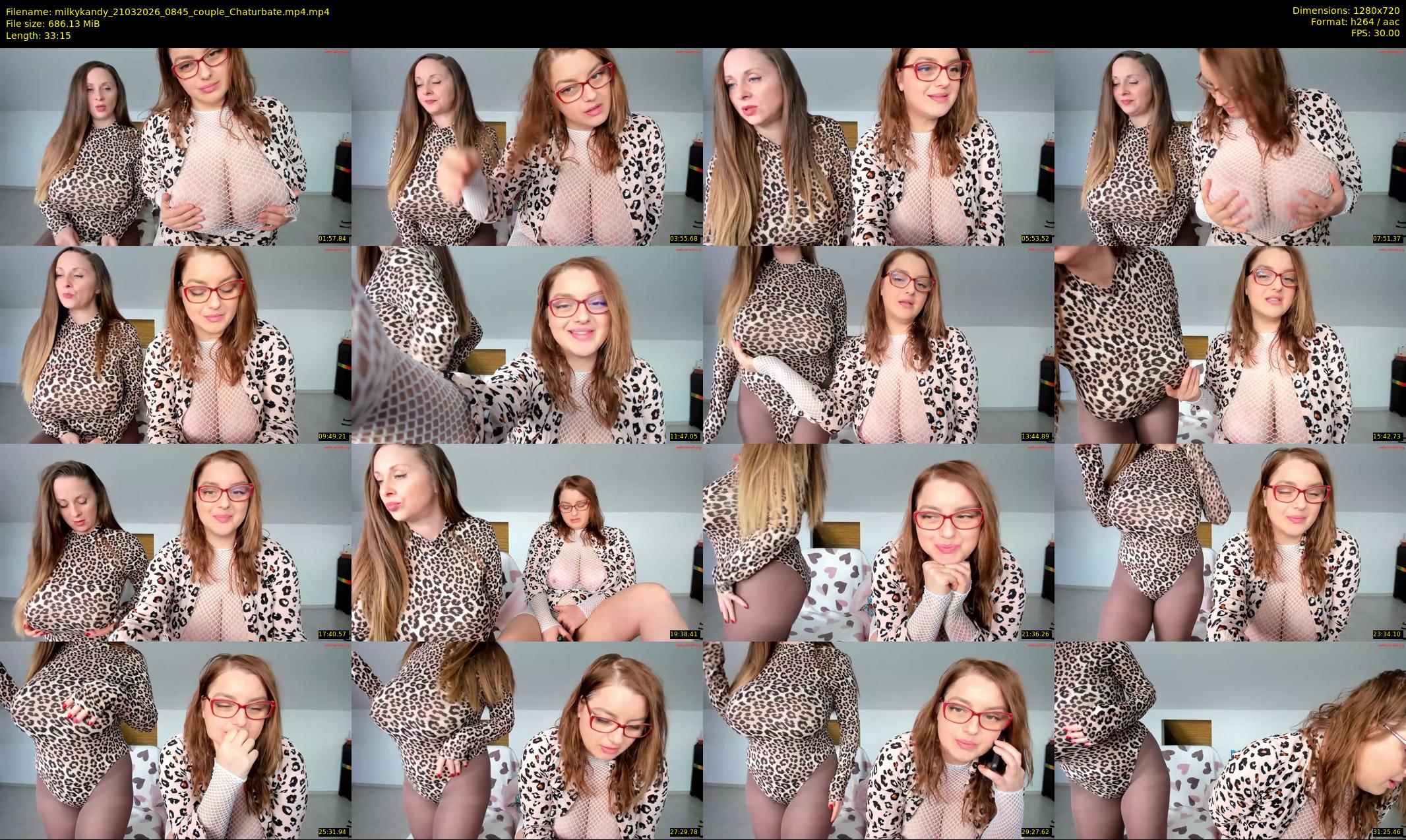 milkykandy — 34 minute Chaturbate female cam show recording, 720p, Mar 21, 2026