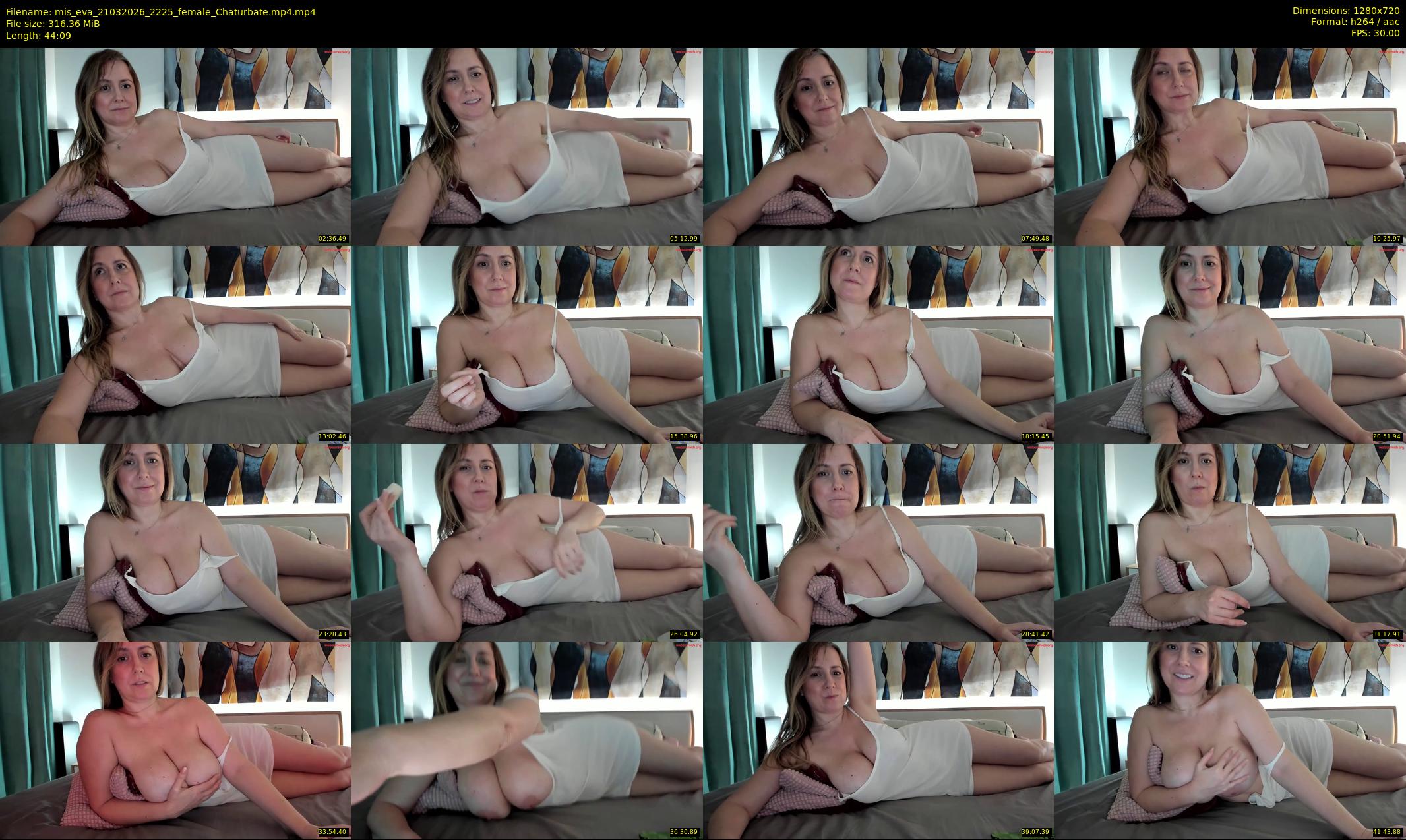 mis_eva — 45 minute Chaturbate female cam show recording, 720p, Mar 21, 2026