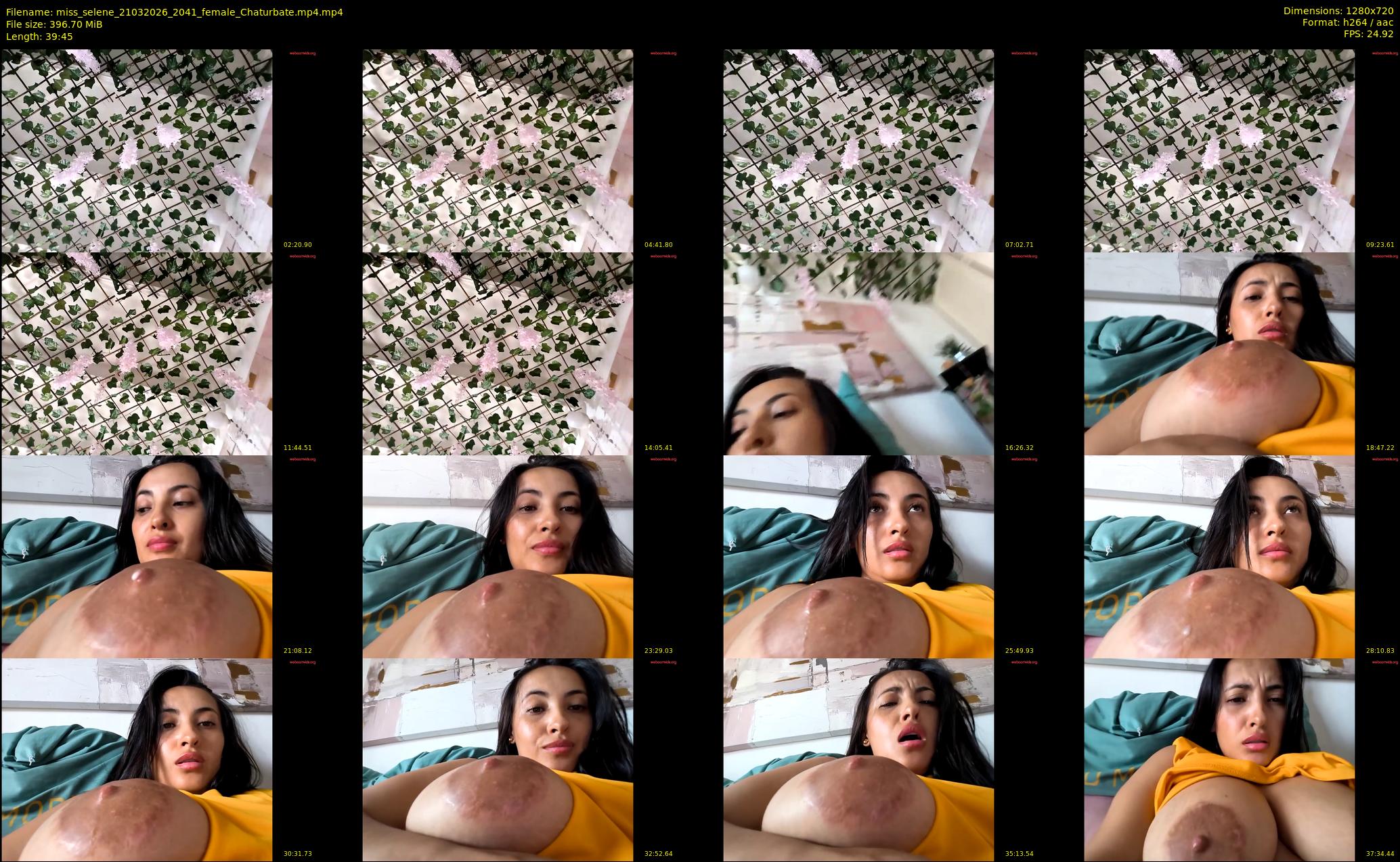 miss_selene — 40 minute Chaturbate female cam show recording, 720p, Mar 21, 2026