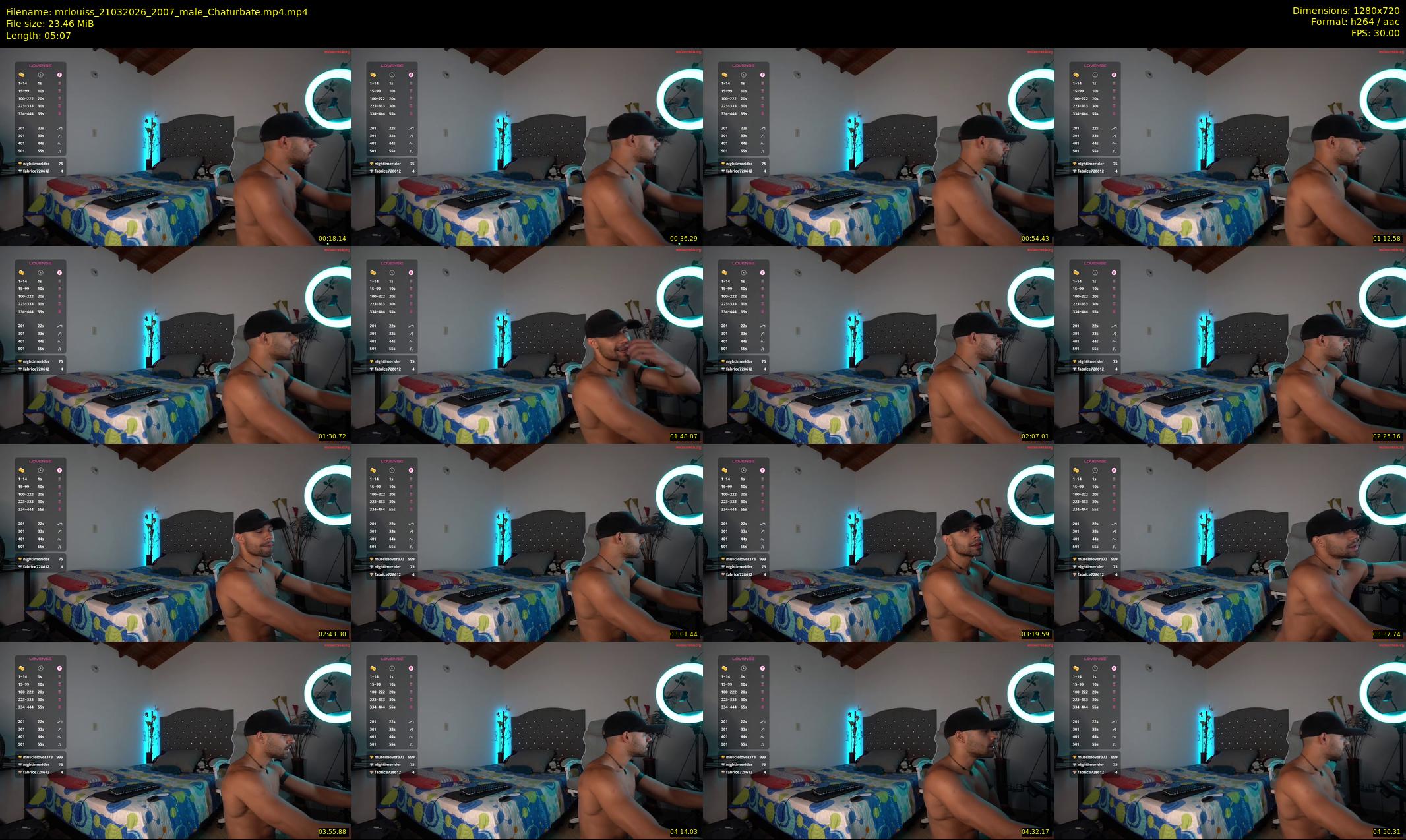 mrlouiss — 6 minute Chaturbate male cam show recording, 720p, Mar 21, 2026