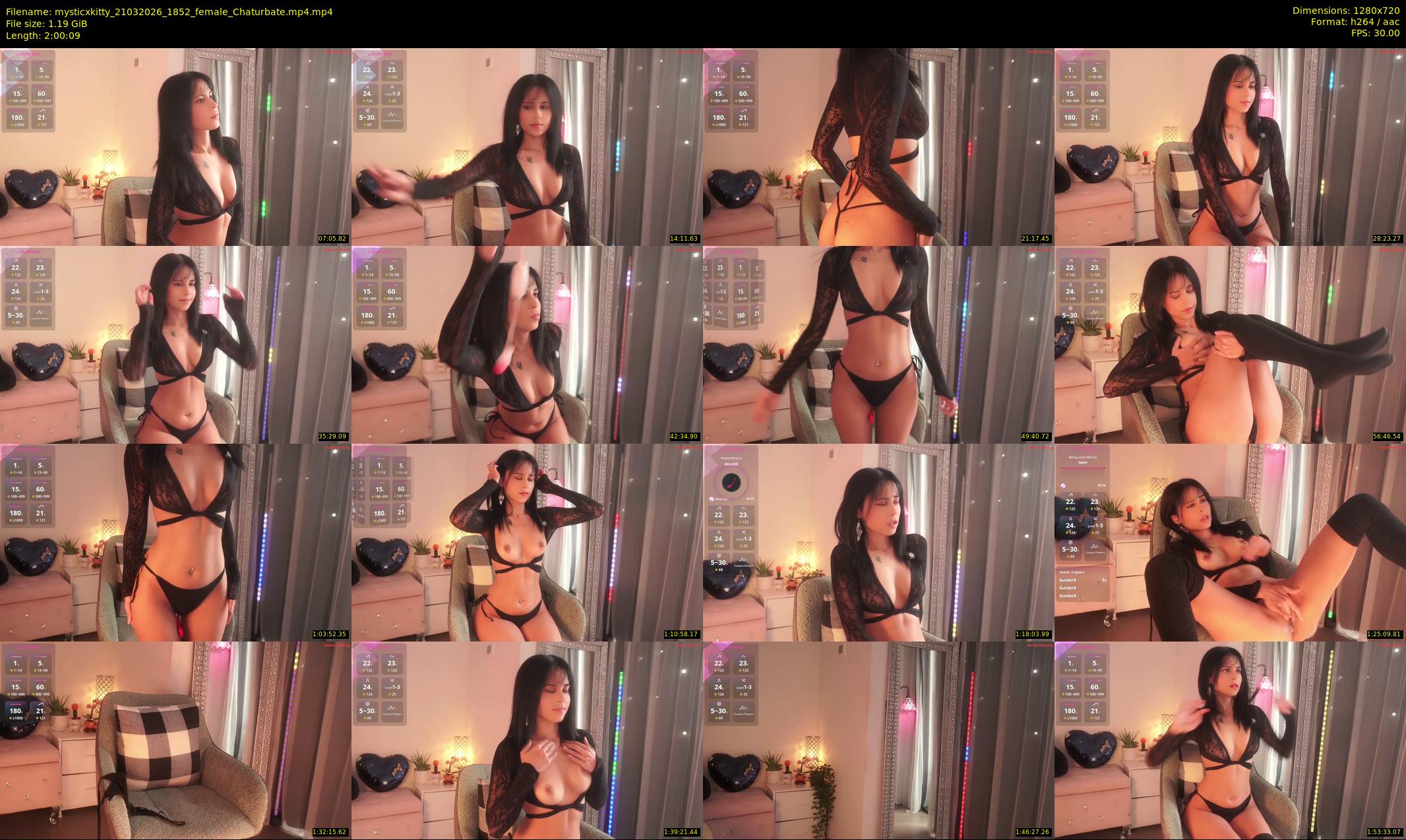 mysticxkitty — 121 minute Chaturbate female cam show recording, 720p, Mar 21, 2026