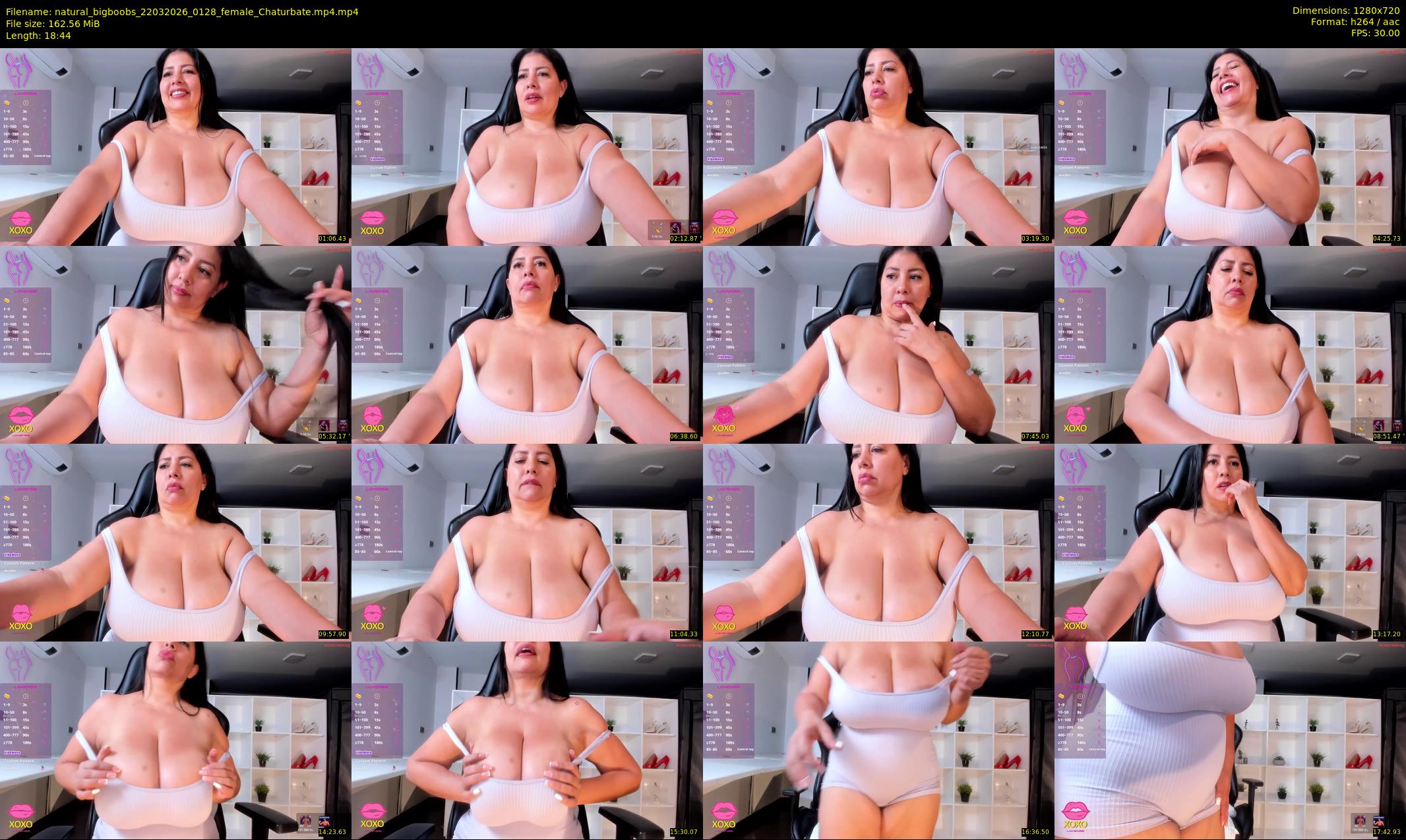natural_bigboobs — 19 minute Chaturbate female cam show recording, 720p, Mar 22, 2026