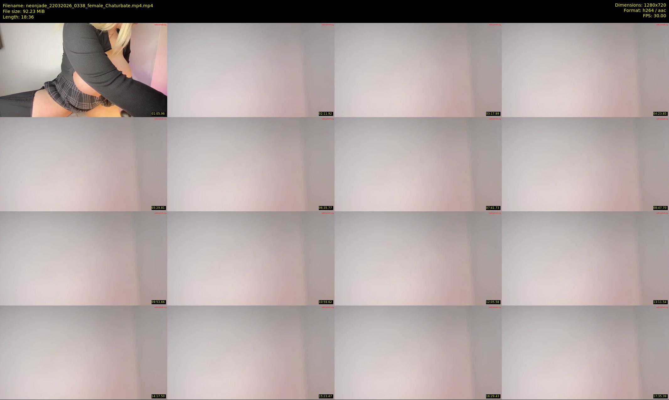 neonjade — 19 minute Chaturbate female cam show recording, 720p, Mar 22, 2026