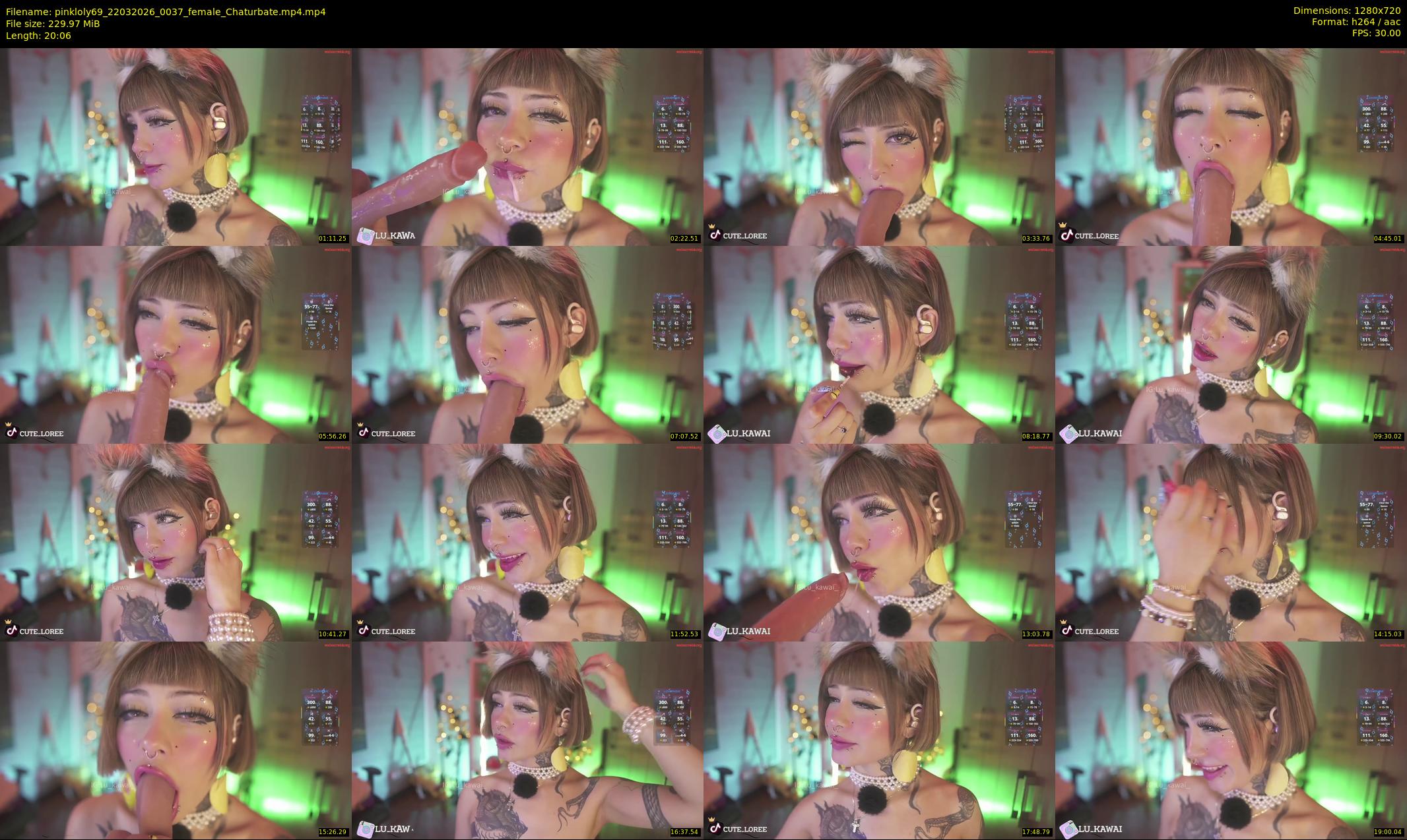 pinkloly69 — 21 minute Chaturbate female cam show recording, 720p, Mar 22, 2026