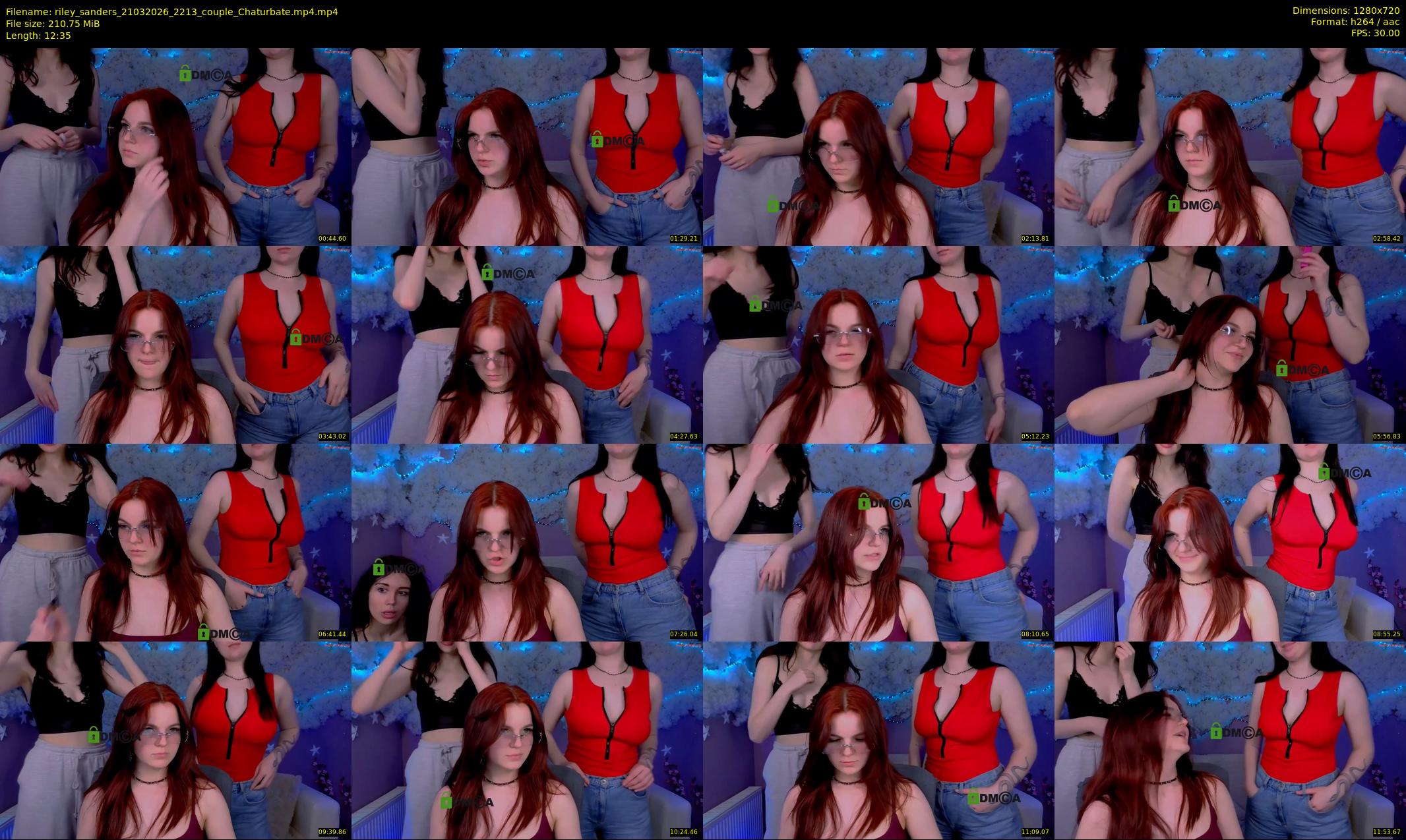 riley_sanders — 13 minute Chaturbate couple cam show recording, 720p, Mar 21, 2026