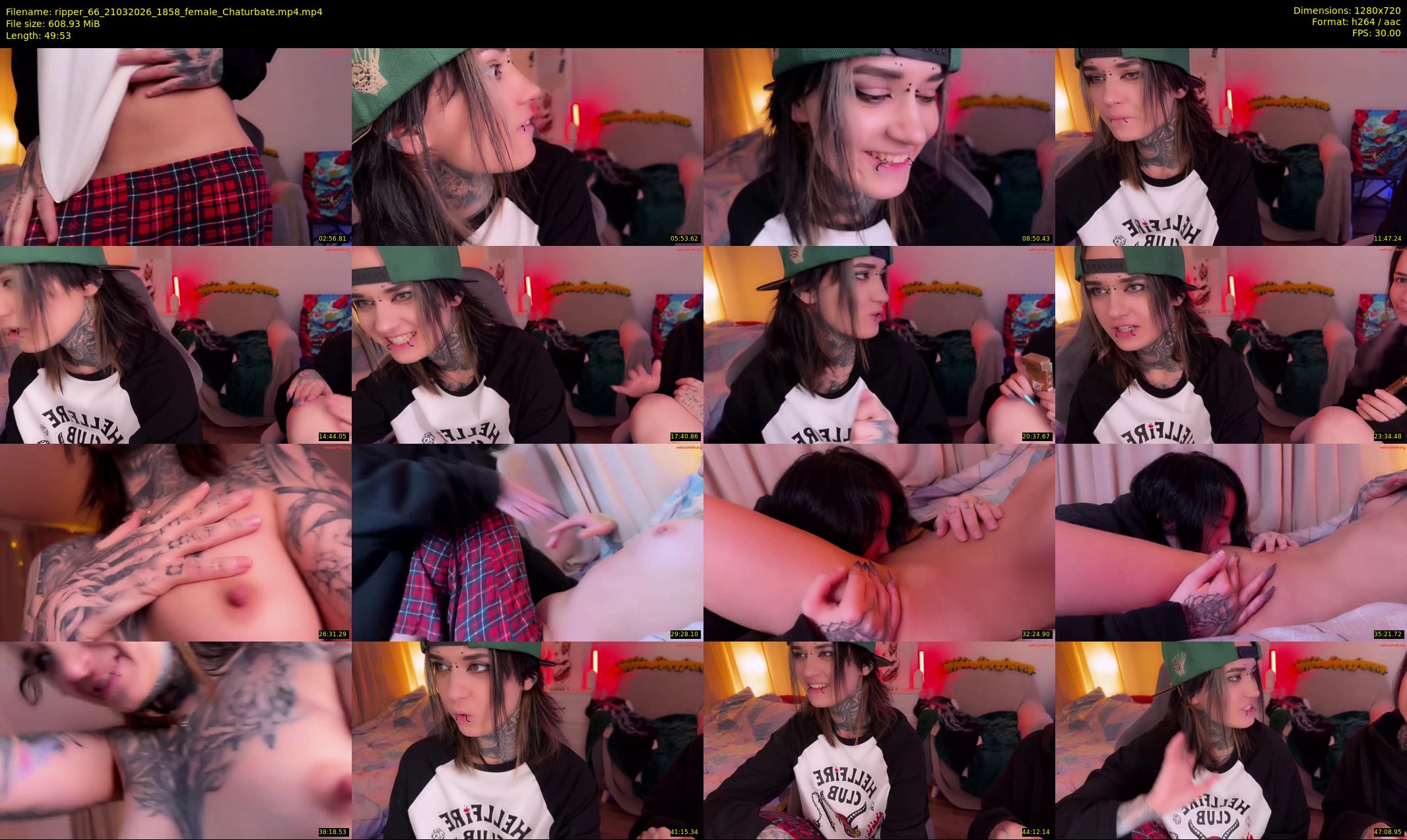 ripper_66 — 50 minute Chaturbate female cam show recording, 720p, Mar 21, 2026