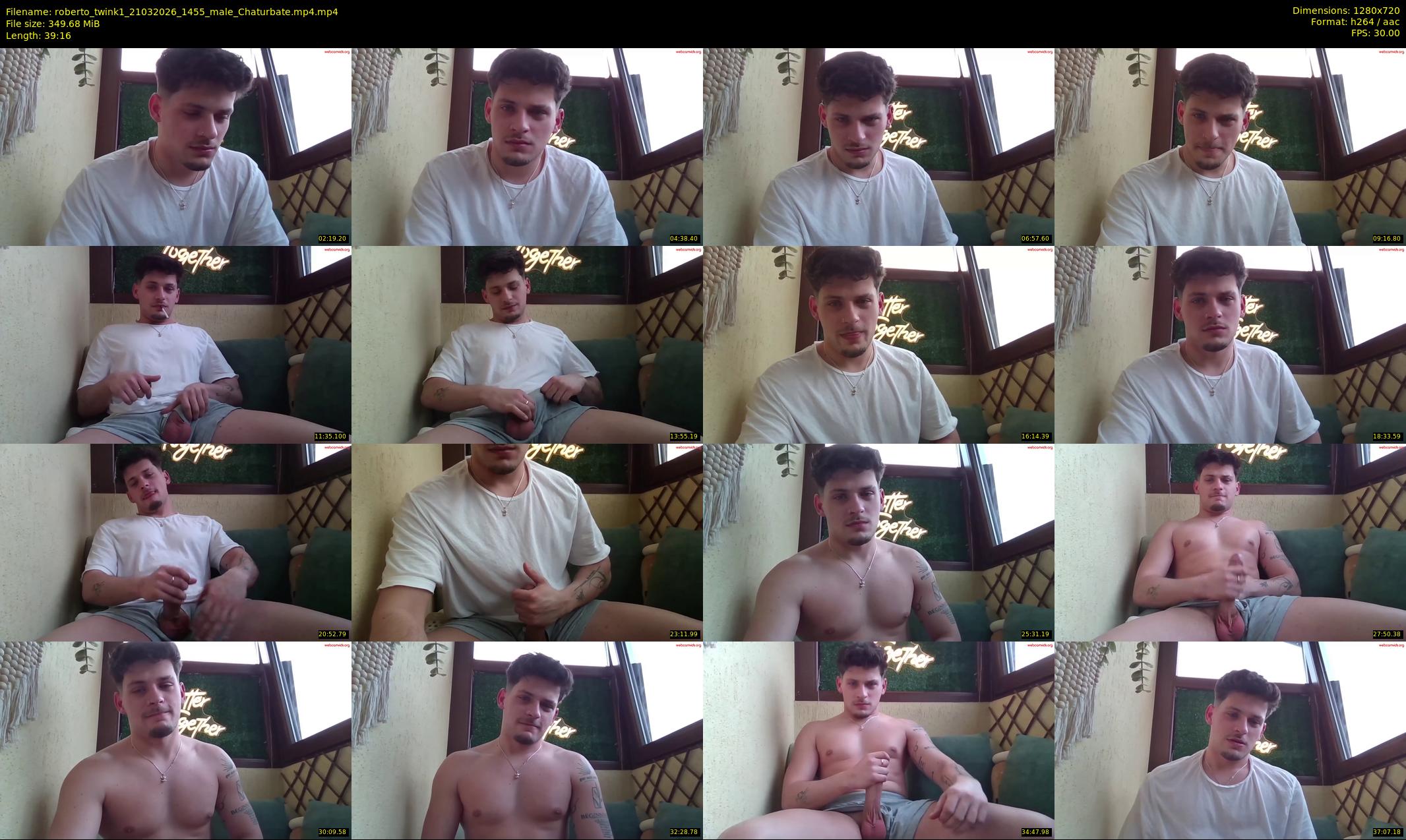 roberto_twink1 — 40 minute Chaturbate male cam show recording, 720p, Mar 21, 2026