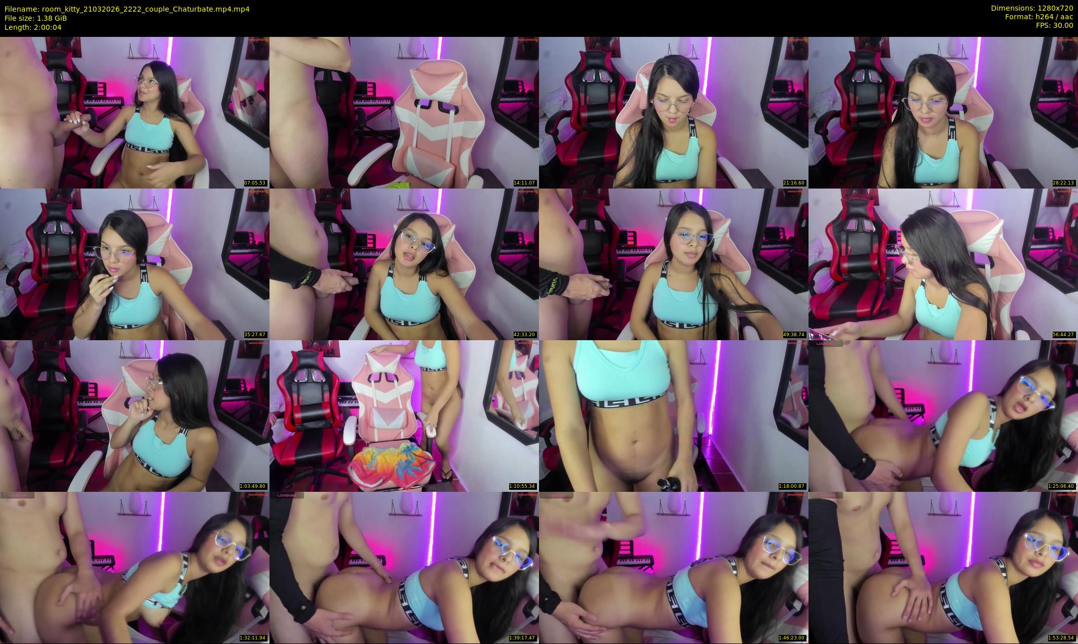 room_kitty — 121 minute Chaturbate couple cam show recording, 720p, Mar 21, 2026