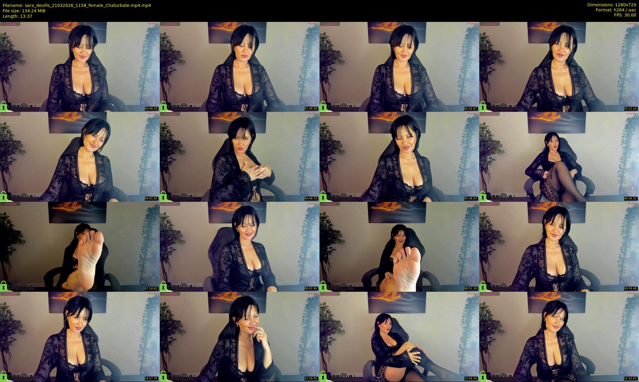 sara_devills — 14 minute Chaturbate female cam show recording, 720p, Mar 21, 2026