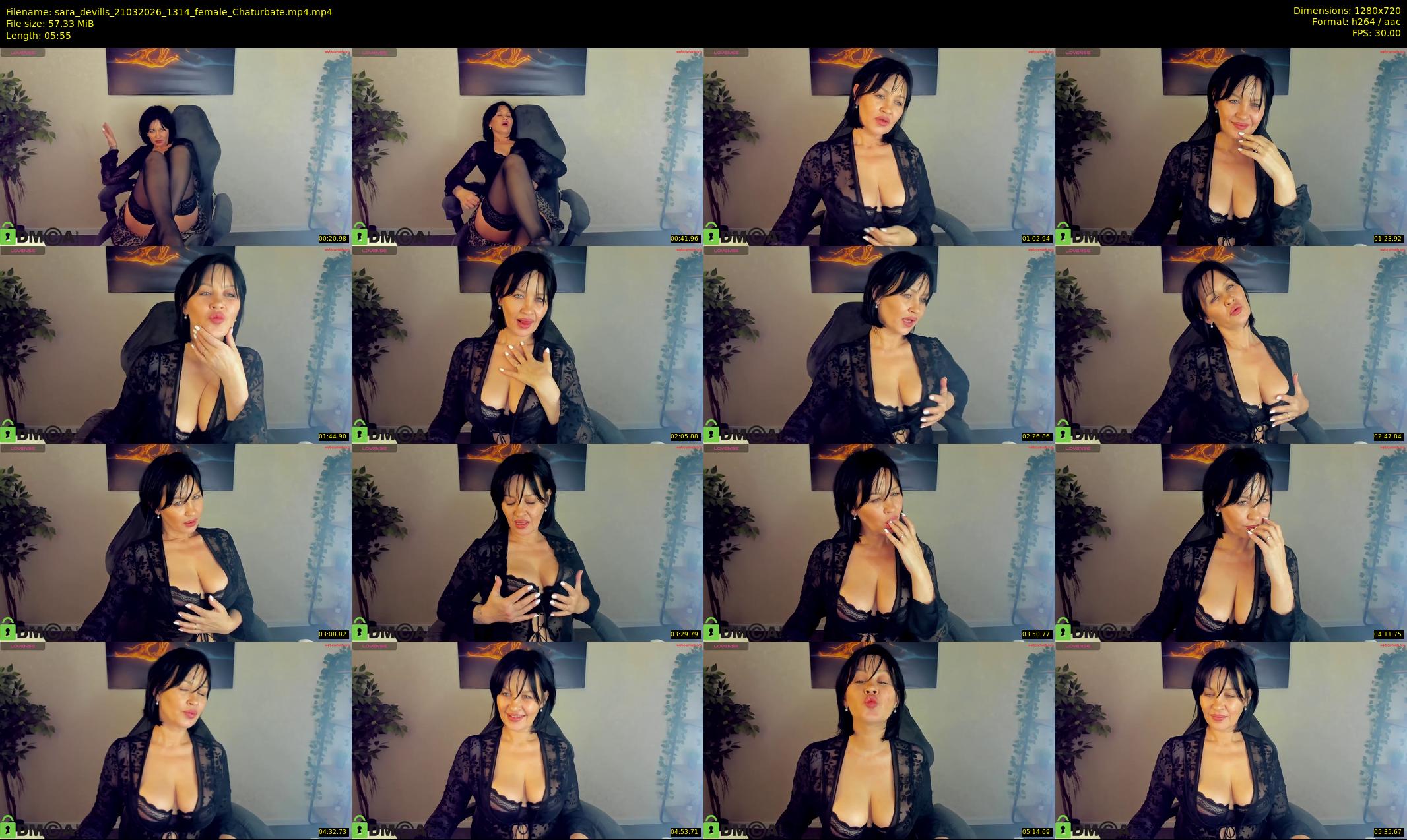 sara_devills — 6 minute Chaturbate female cam show recording, 720p, Mar 21, 2026
