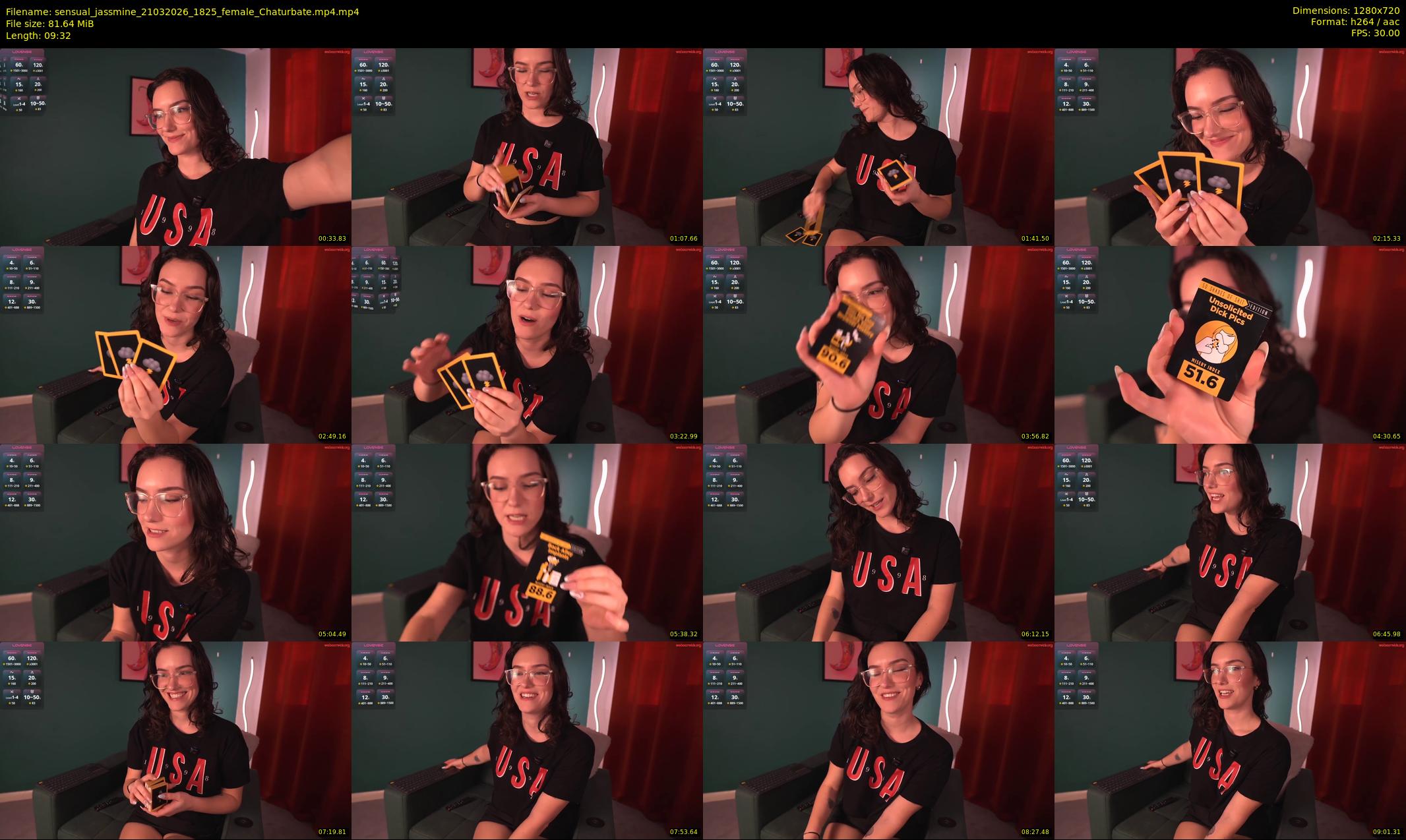 sensual_jassmine — 10 minute Chaturbate female cam show recording, 720p, Mar 21, 2026