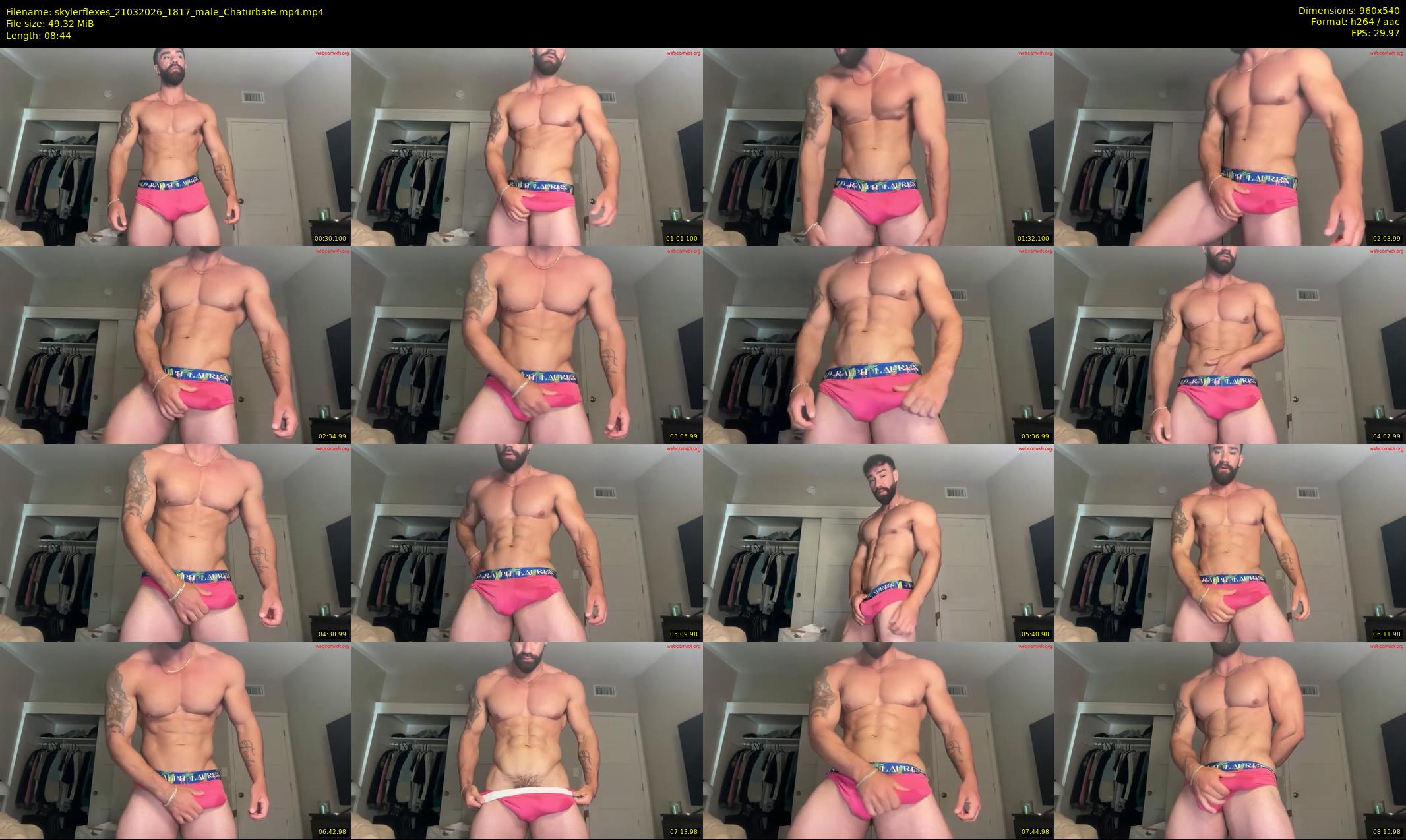 skylerflexes — 9 minute Chaturbate male cam show recording, 480p, Mar 21, 2026