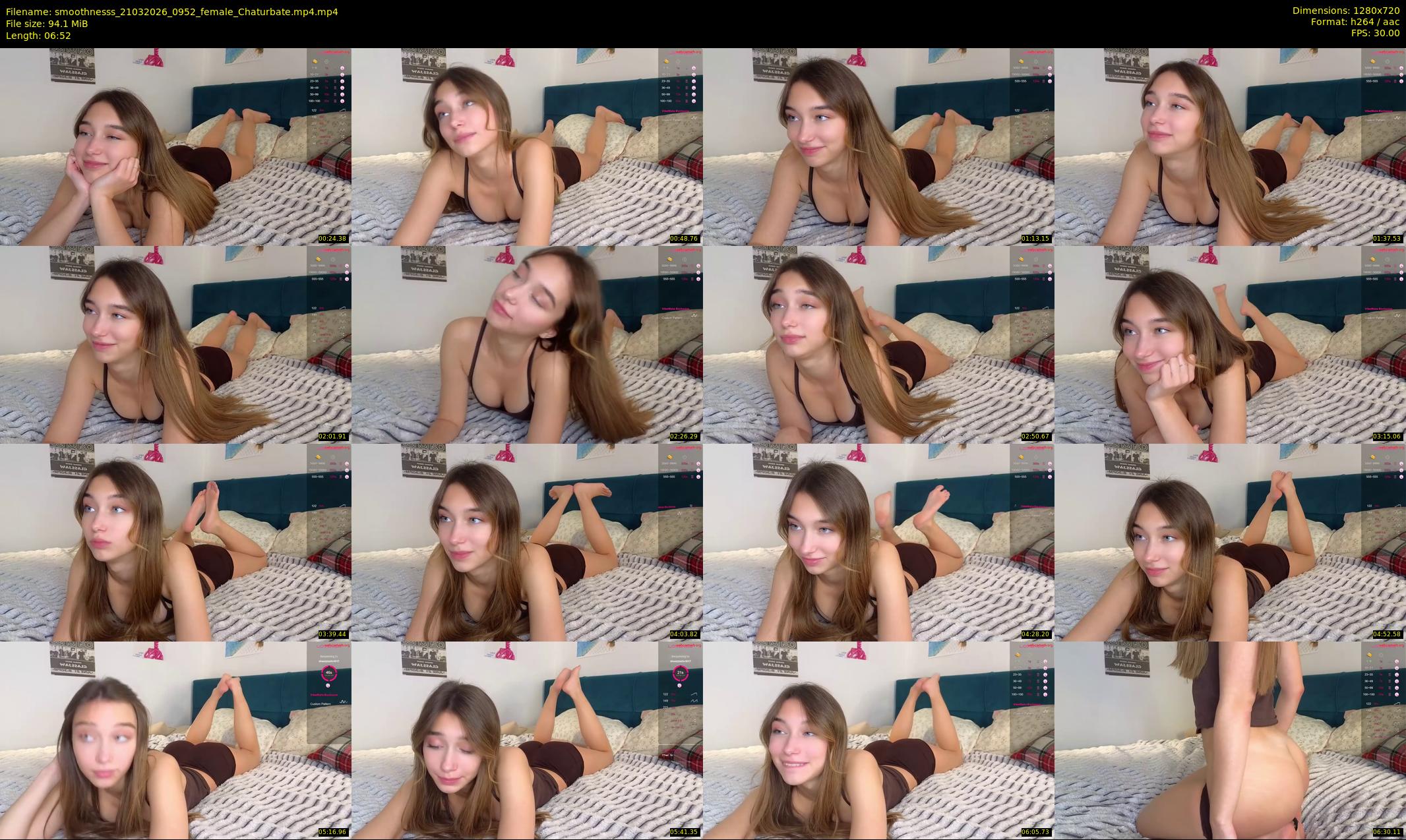 smoothnesss — 7 minute Chaturbate female cam show recording, 720p, Mar 21, 2026