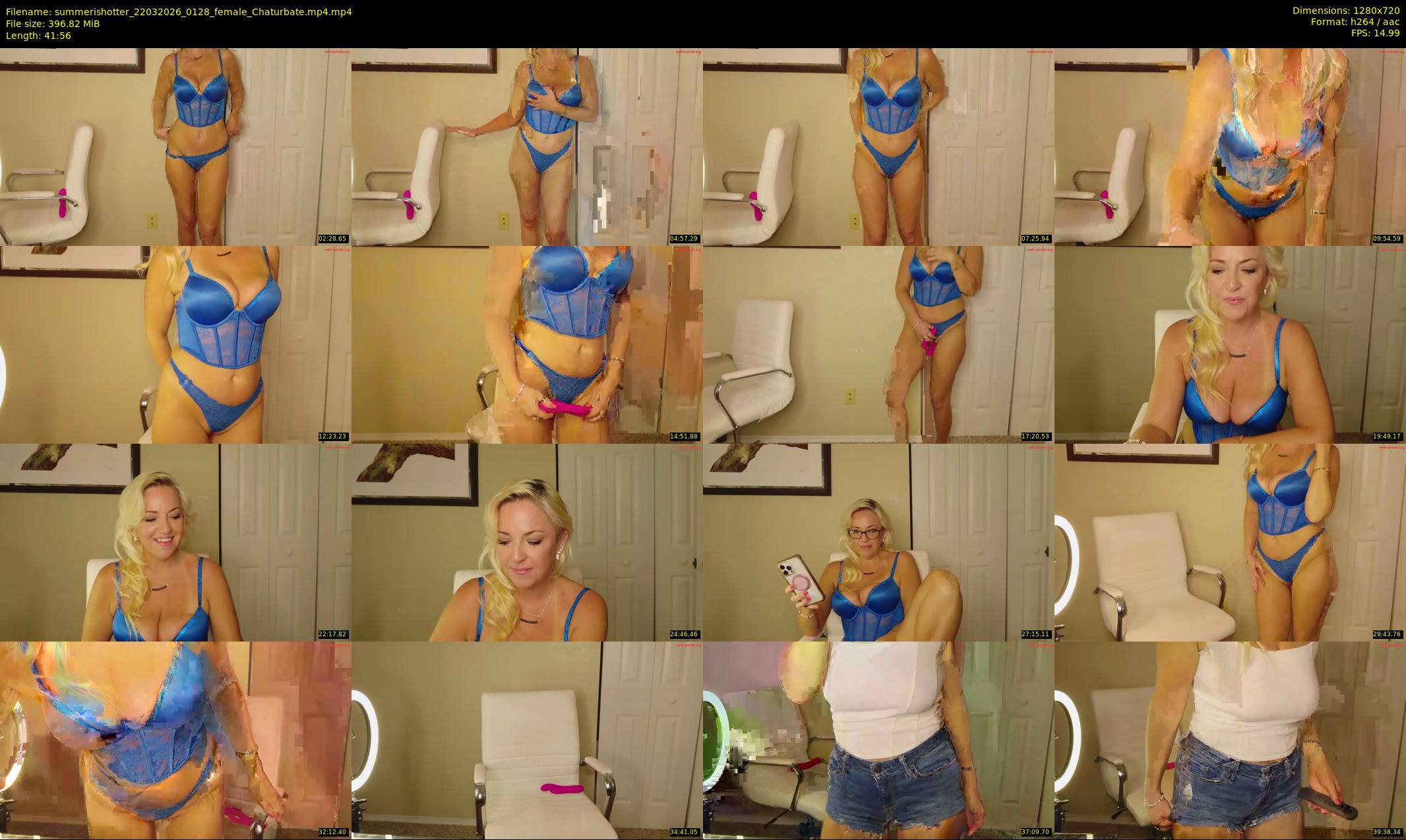 summerishotter — 42 minute Chaturbate female cam show recording, 720p, Mar 22, 2026