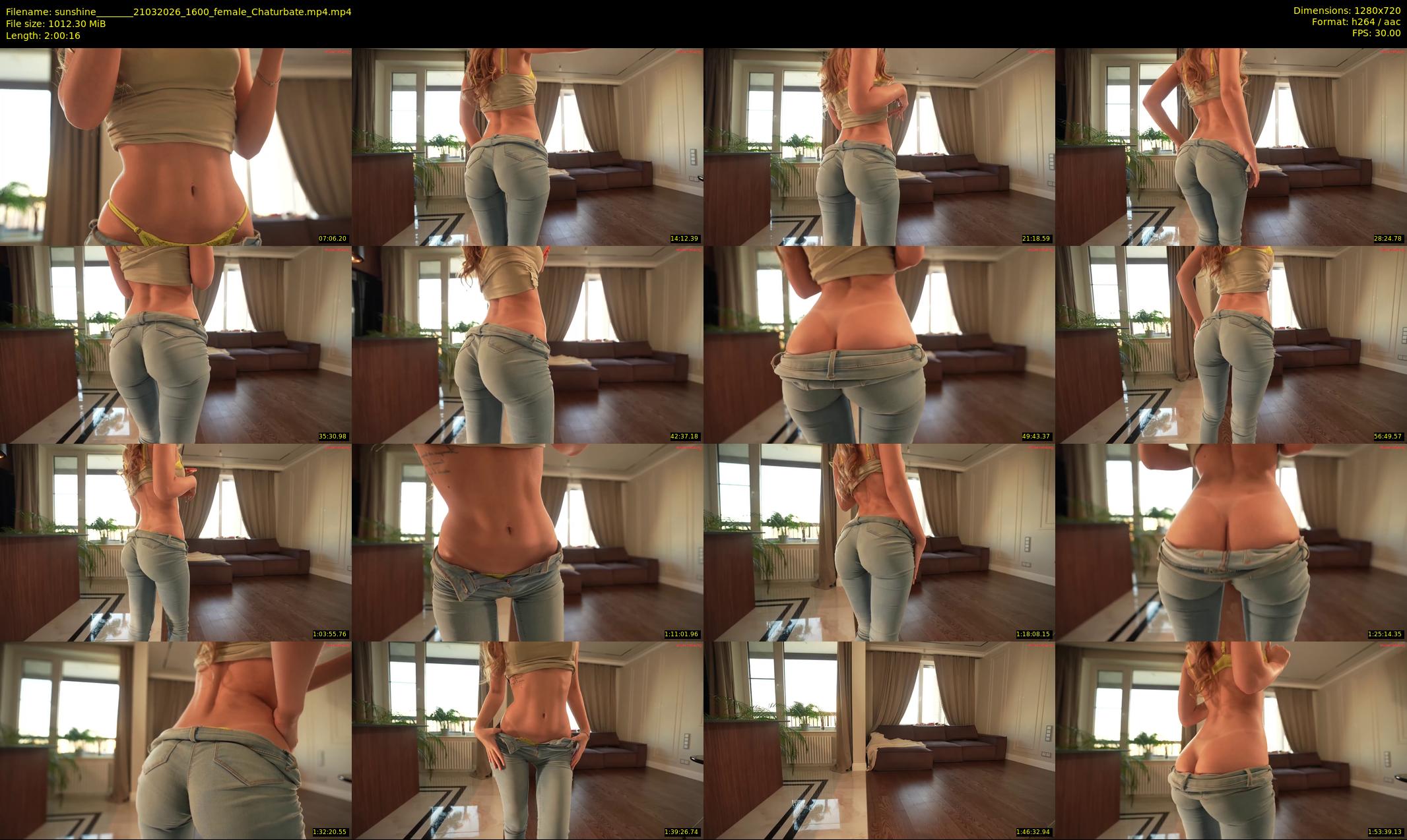 sunshine_______ — 121 minute Chaturbate female cam show recording, 720p, Mar 21, 2026