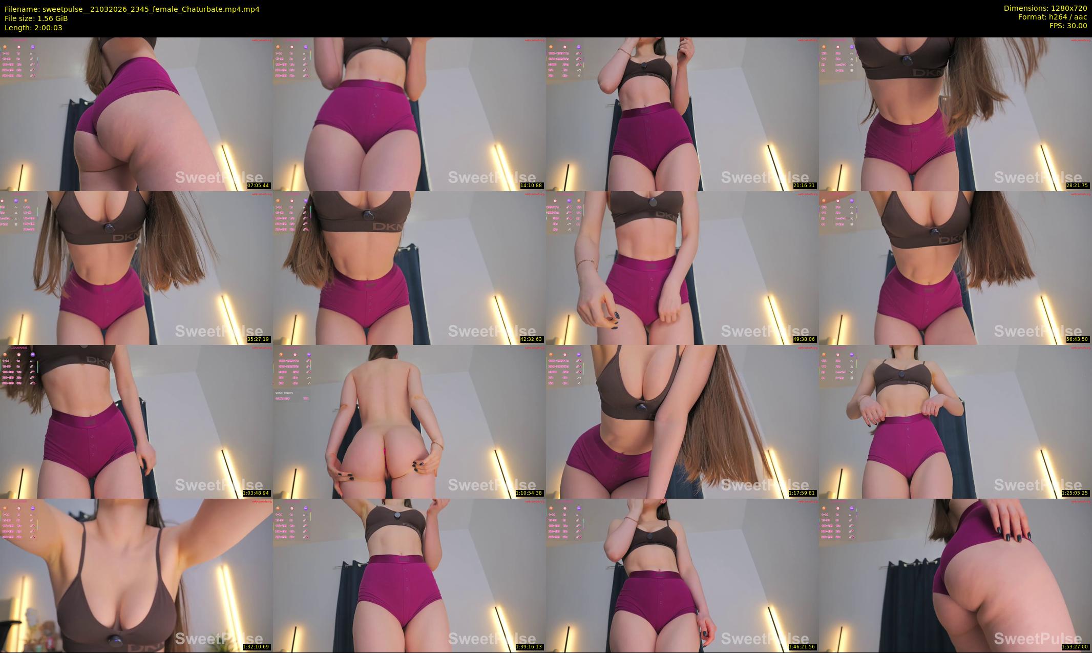 sweetpulse_ — 121 minute Chaturbate female cam show recording, 720p, Mar 21, 2026