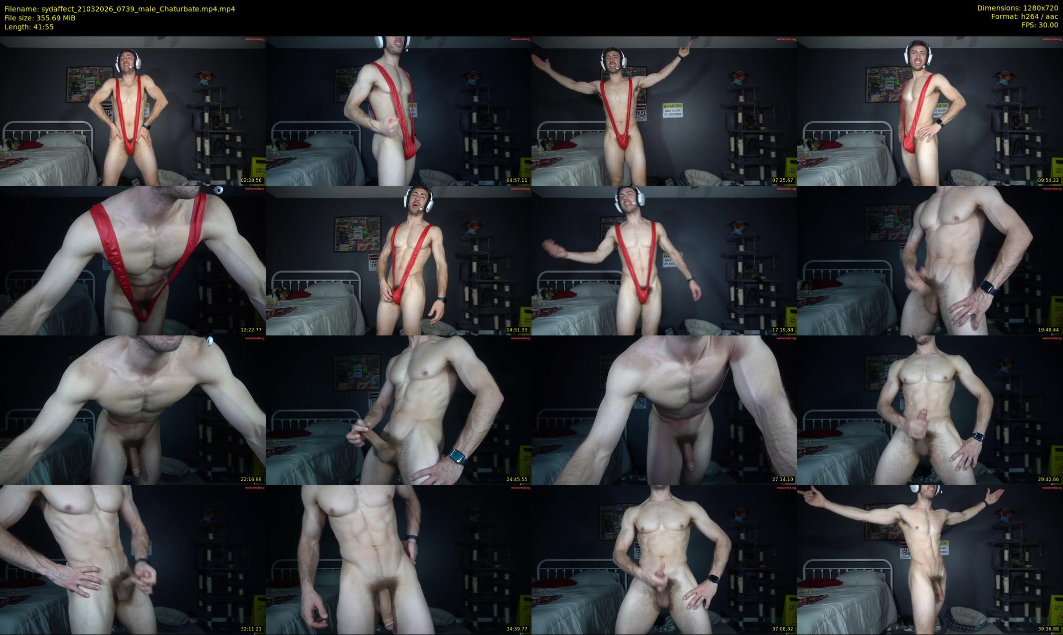 sydaffect — 42 minute Chaturbate male cam show recording, 720p, Mar 21, 2026
