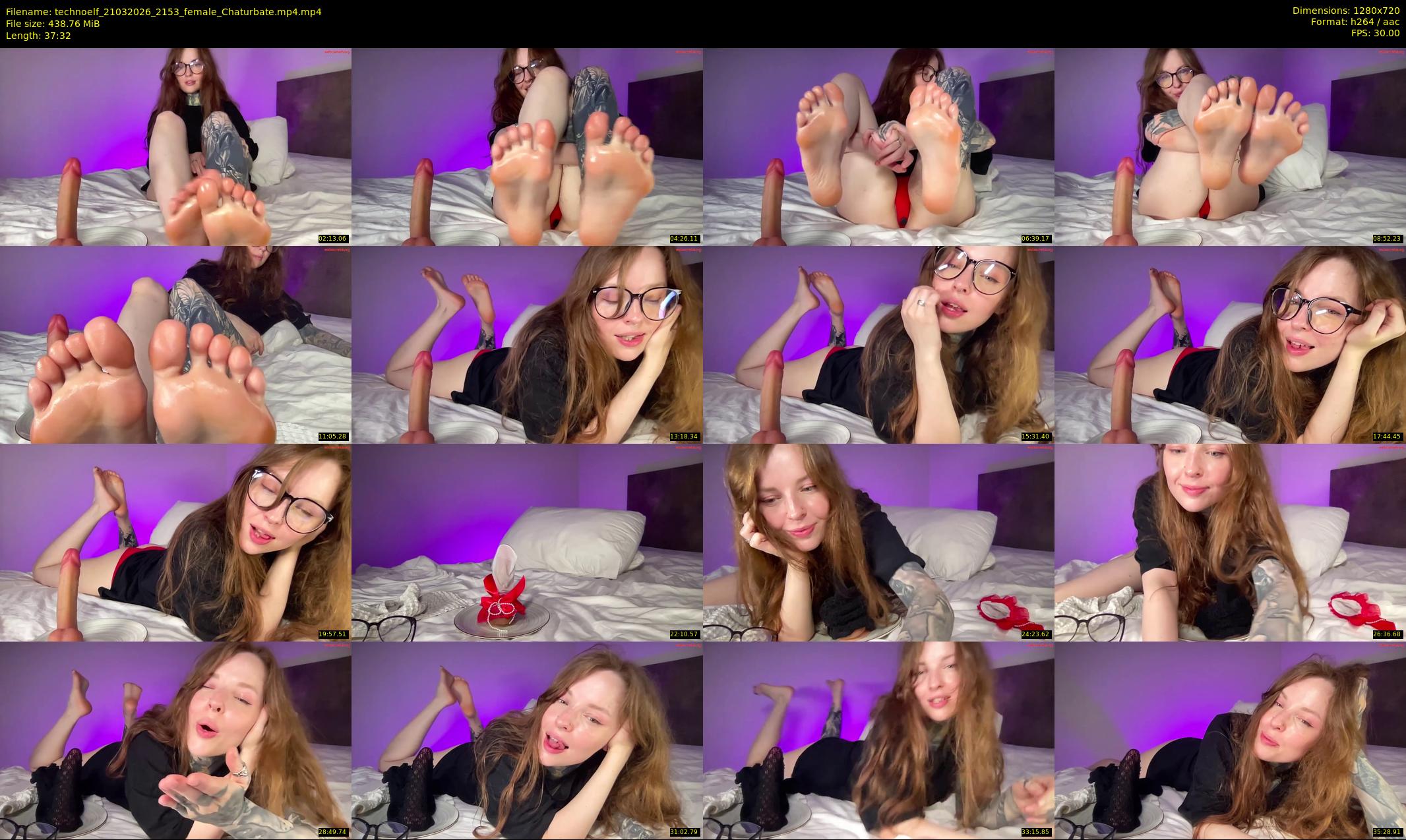technoelf — 38 minute Chaturbate female cam show recording, 720p, Mar 21, 2026