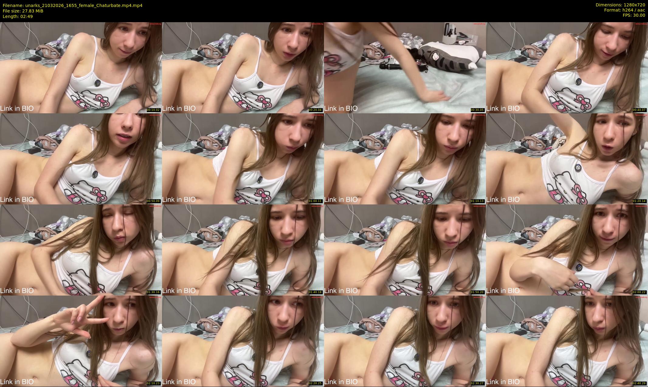 unarks — 3 minute Chaturbate female cam show recording, 720p, Mar 21, 2026