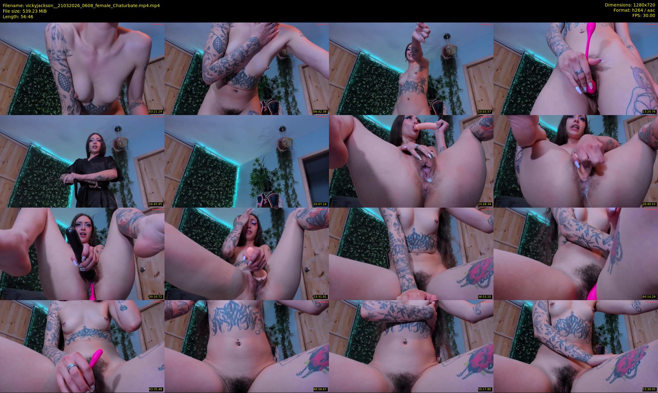 vickyjackson_ — 57 minute Chaturbate female cam show recording, 720p, Mar 21, 2026