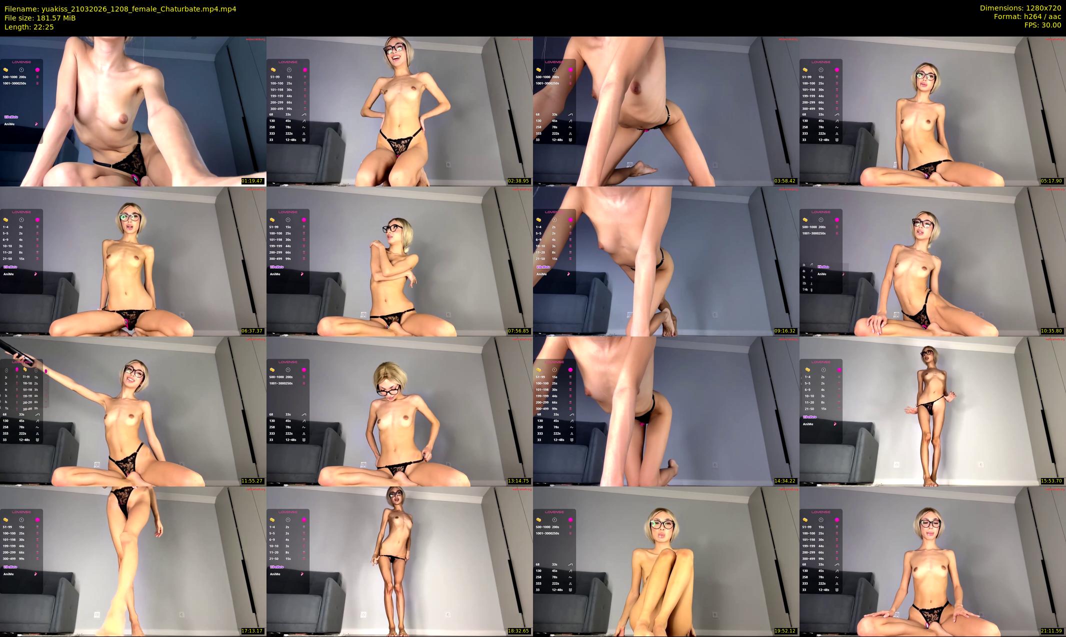 yuakiss — 23 minute Chaturbate female cam show recording, 720p, Mar 21, 2026