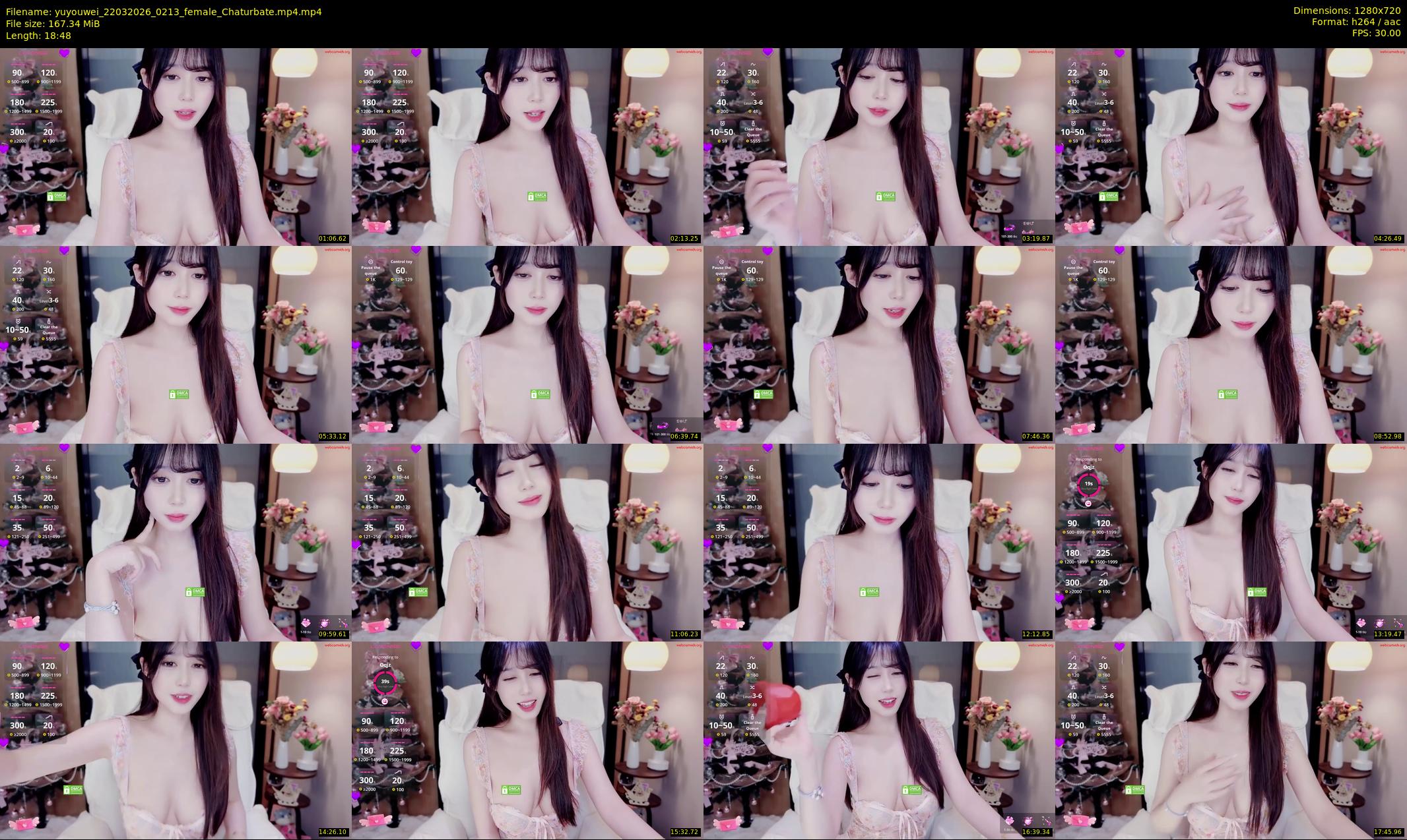 yuyouwei — 19 minute Chaturbate female cam show recording, 720p, Mar 22, 2026