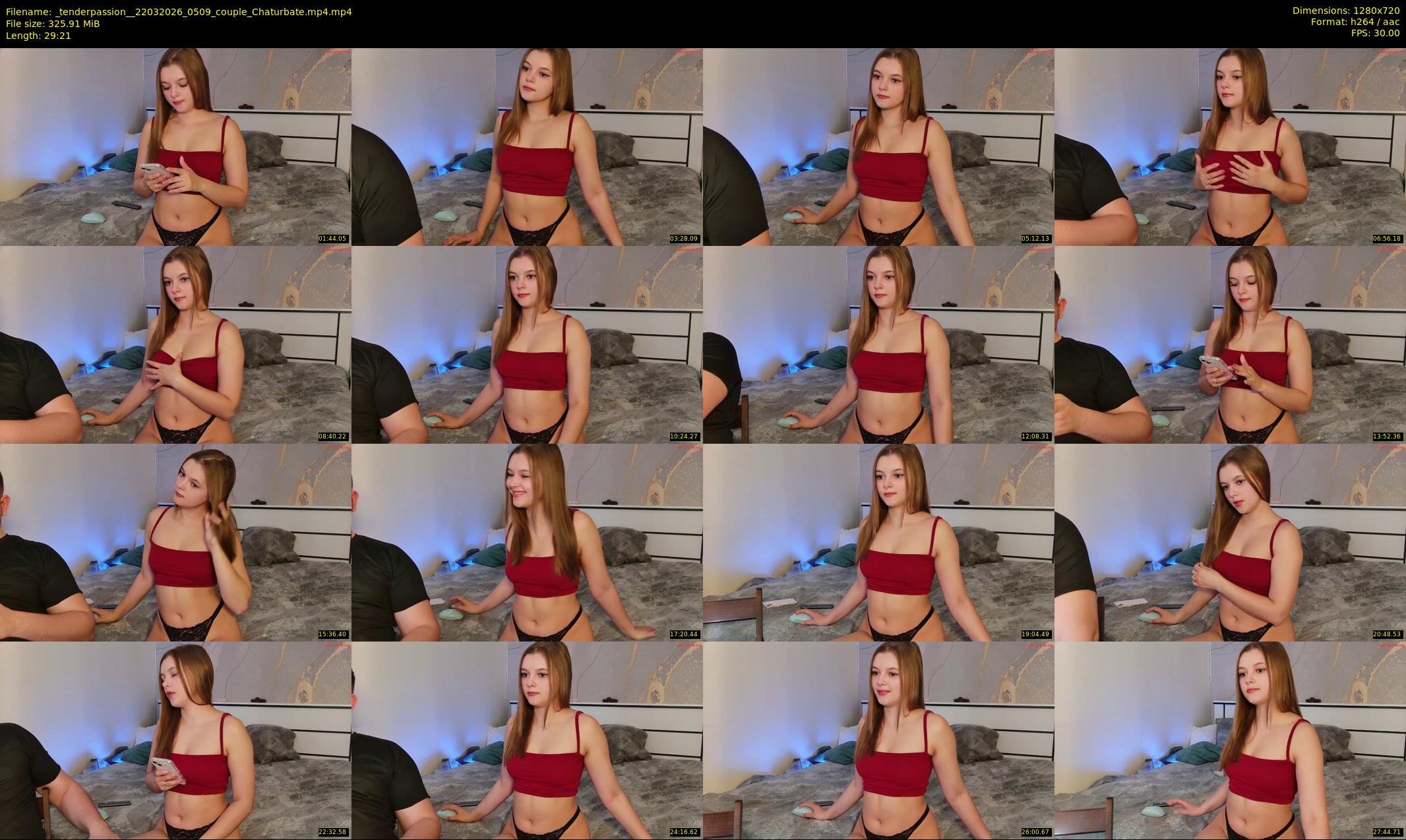 _tenderpassion_ — 30 minute Chaturbate couple cam show recording, 720p, Mar 22, 2026