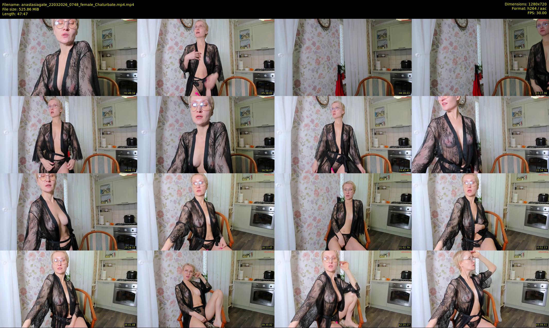 anastasiagate — 48 minute Chaturbate female cam show recording, 720p, Mar 22, 2026