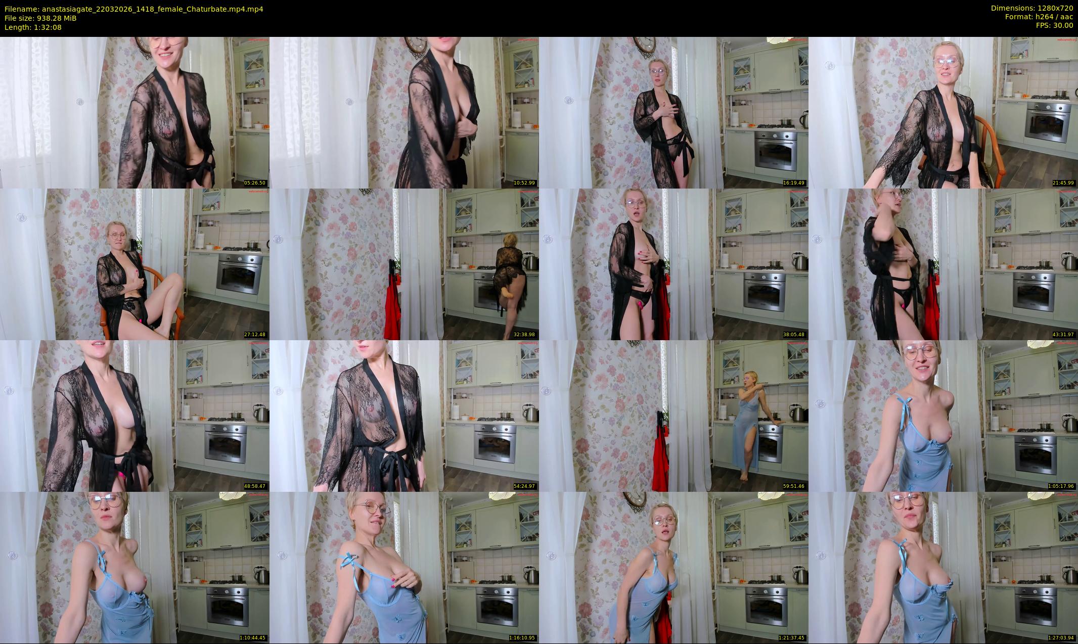 anastasiagate — 93 minute Chaturbate female cam show recording, 720p, Mar 22, 2026