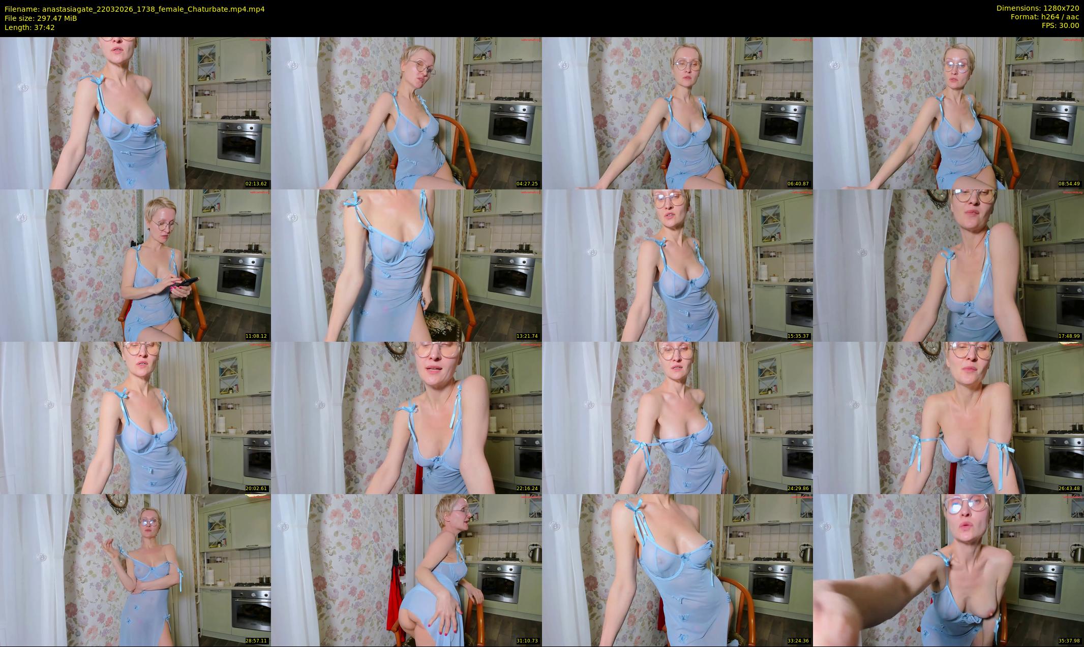 anastasiagate — 38 minute Chaturbate female cam show recording, 720p, Mar 22, 2026