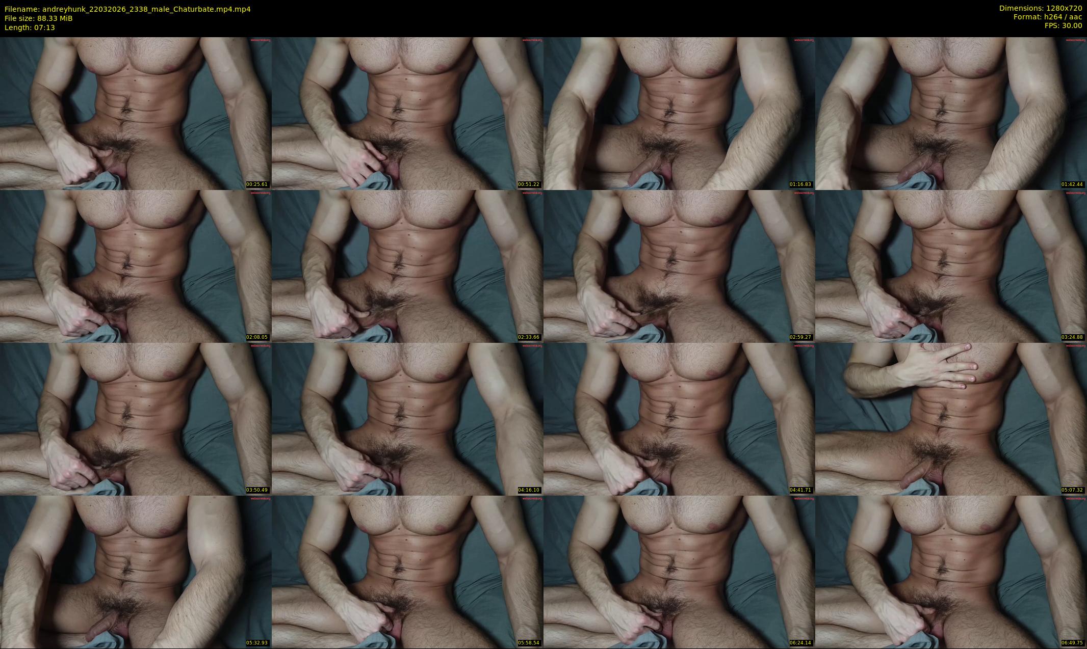 andreyhunk — 8 minute Chaturbate male cam show recording, 720p, Mar 22, 2026