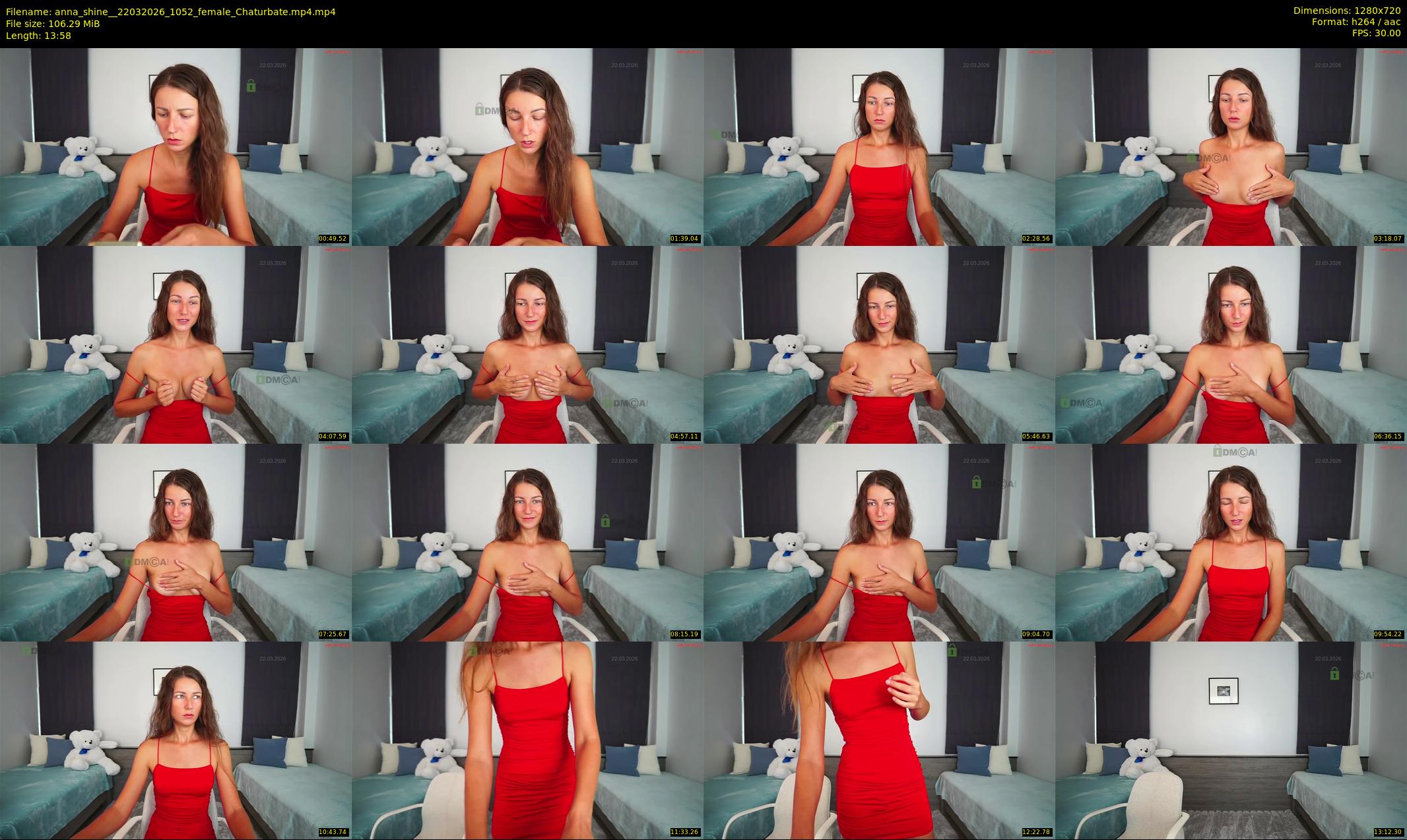 anna_shine_ — 14 minute Chaturbate female cam show recording, 720p, Mar 22, 2026