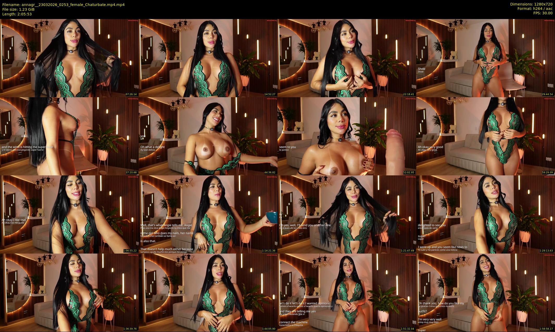 annagr_ — 126 minute Chaturbate female cam show recording, 720p, Mar 23, 2026