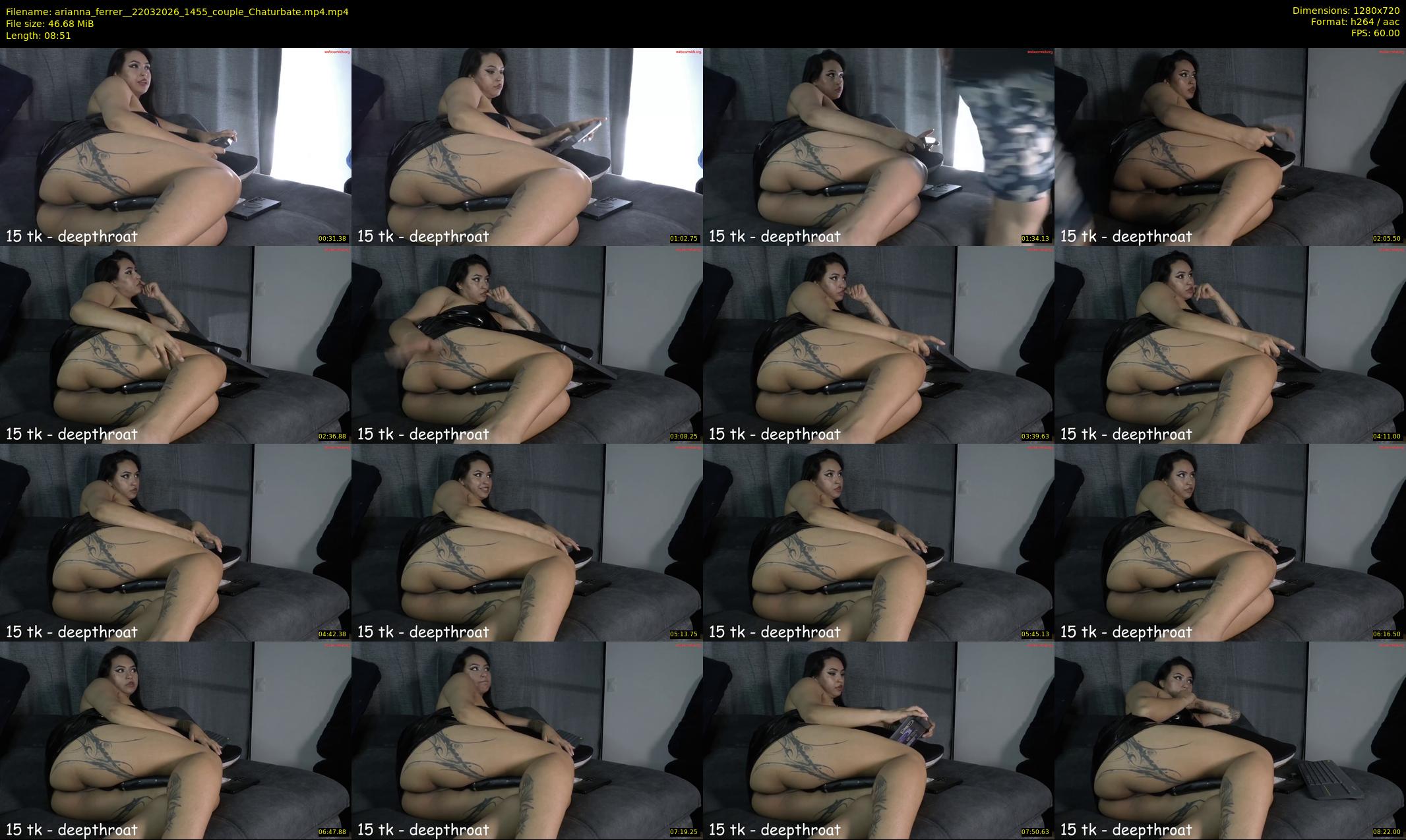 arianna_ferrer_ — 9 minute Chaturbate female cam show recording, 720p, Mar 22, 2026