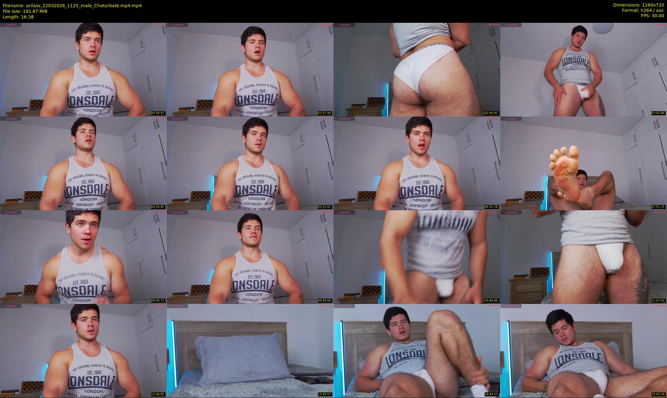 arilass — 17 minute Chaturbate male cam show recording, 720p, Mar 22, 2026