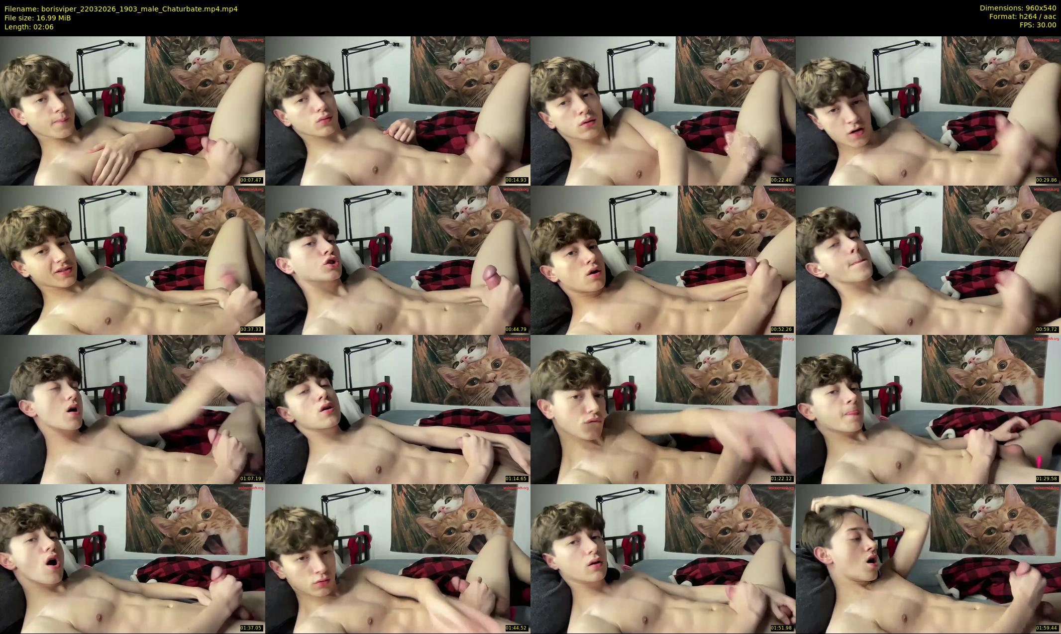 borisviper — 3 minute Chaturbate male cam show recording, 480p, Mar 22, 2026