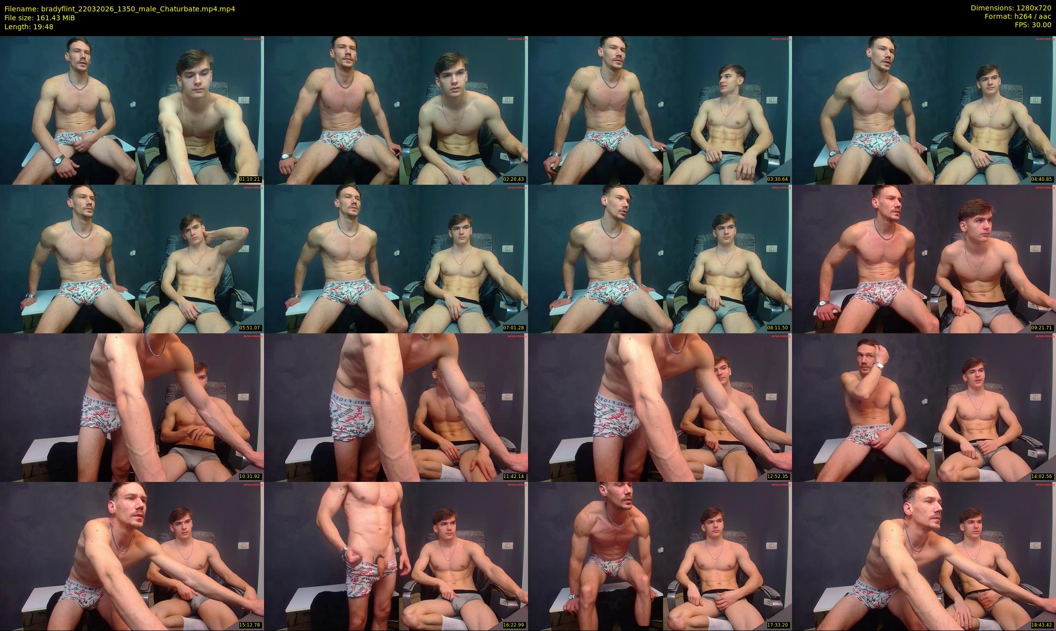 bradyflint — 20 minute Chaturbate male cam show recording, 720p, Mar 22, 2026
