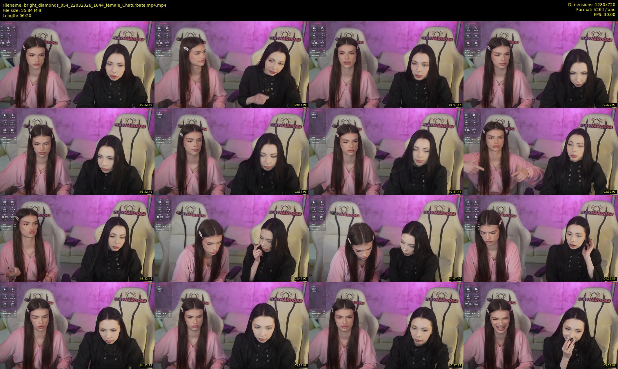 bright_diamonds_054 — 7 minute Chaturbate couple cam show recording, 720p, Mar 22, 2026
