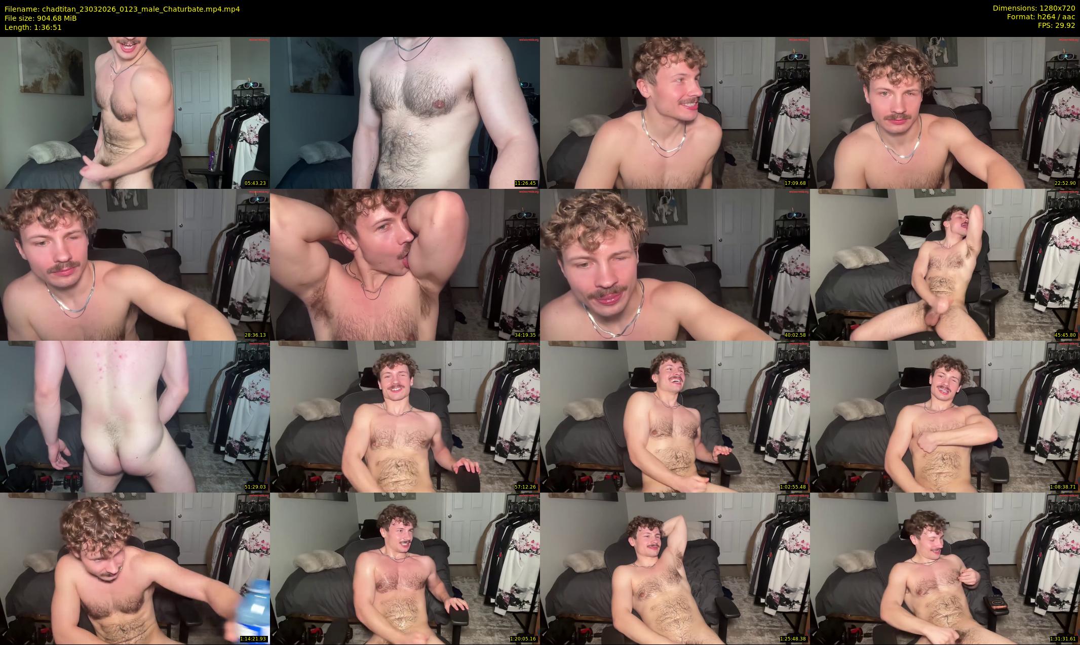 chadtitan — 97 minute Chaturbate male cam show recording, 720p, Mar 23, 2026