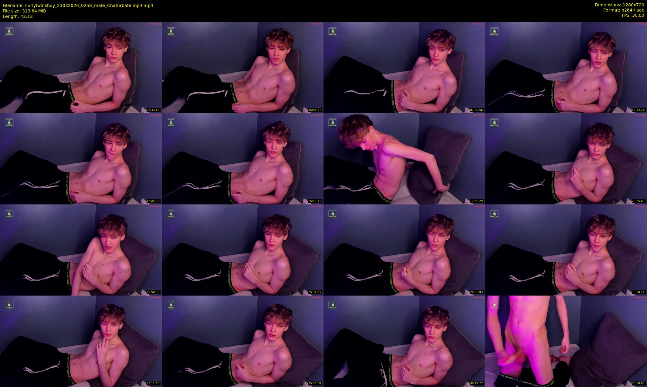 curlytwinkboy — 44 minute Chaturbate male cam show recording, 720p, Mar 23, 2026
