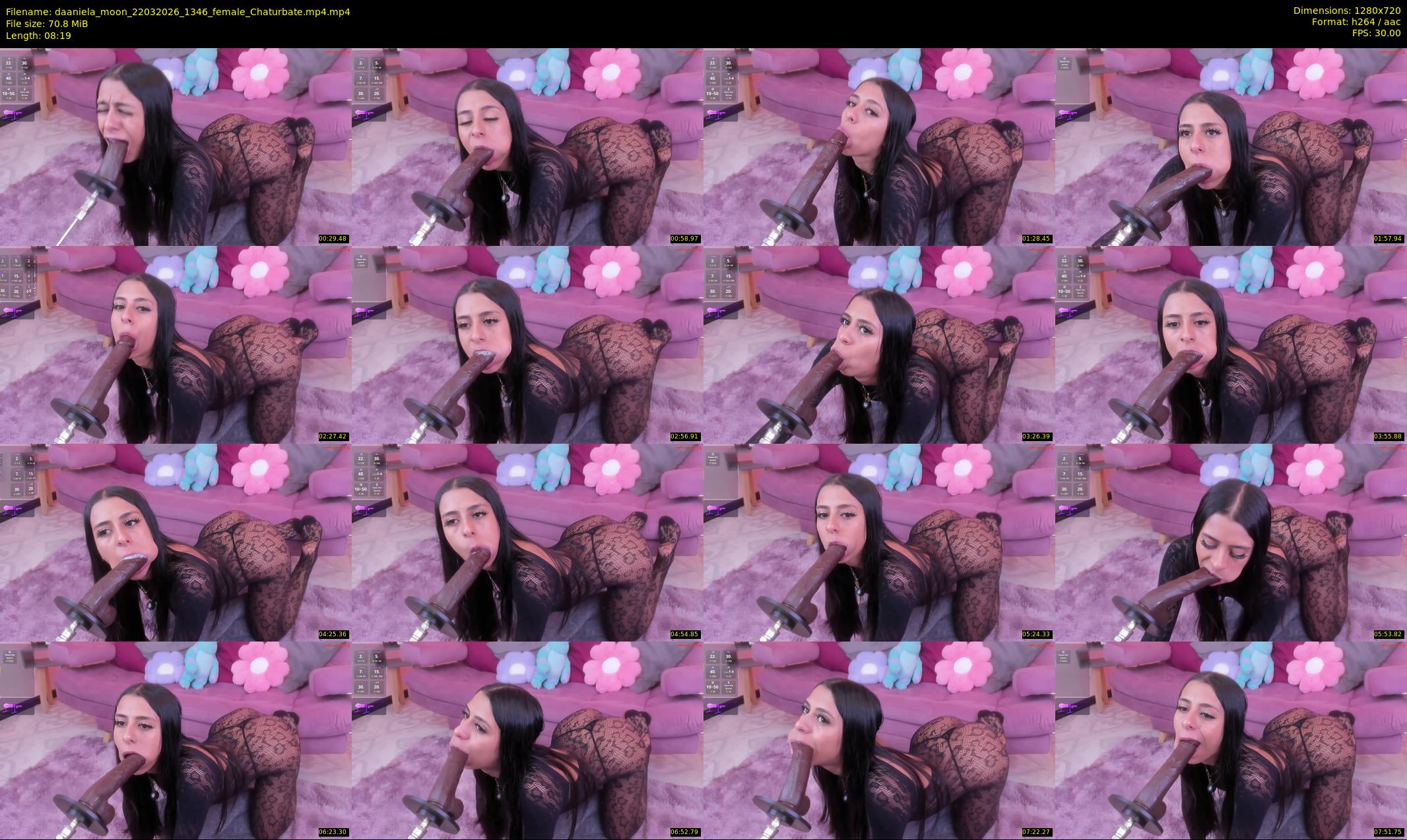 daaniela_moon — 9 minute Chaturbate female cam show recording, 720p, Mar 22, 2026