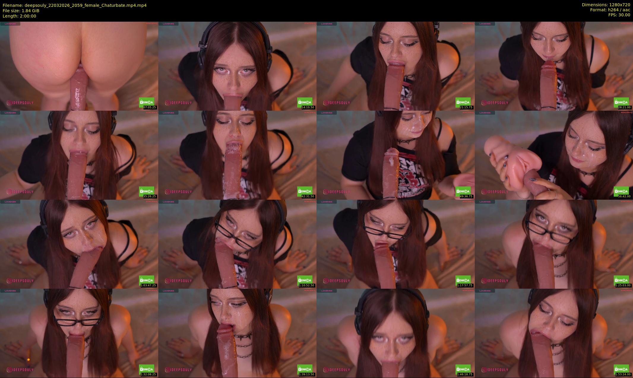 deepsouly — 120 minute Chaturbate female cam show recording, 720p, Mar 22, 2026