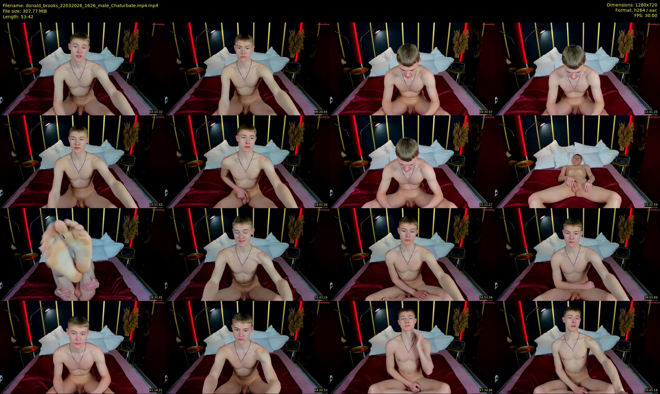 donald_brooks — 54 minute Chaturbate male cam show recording, 720p, Mar 22, 2026